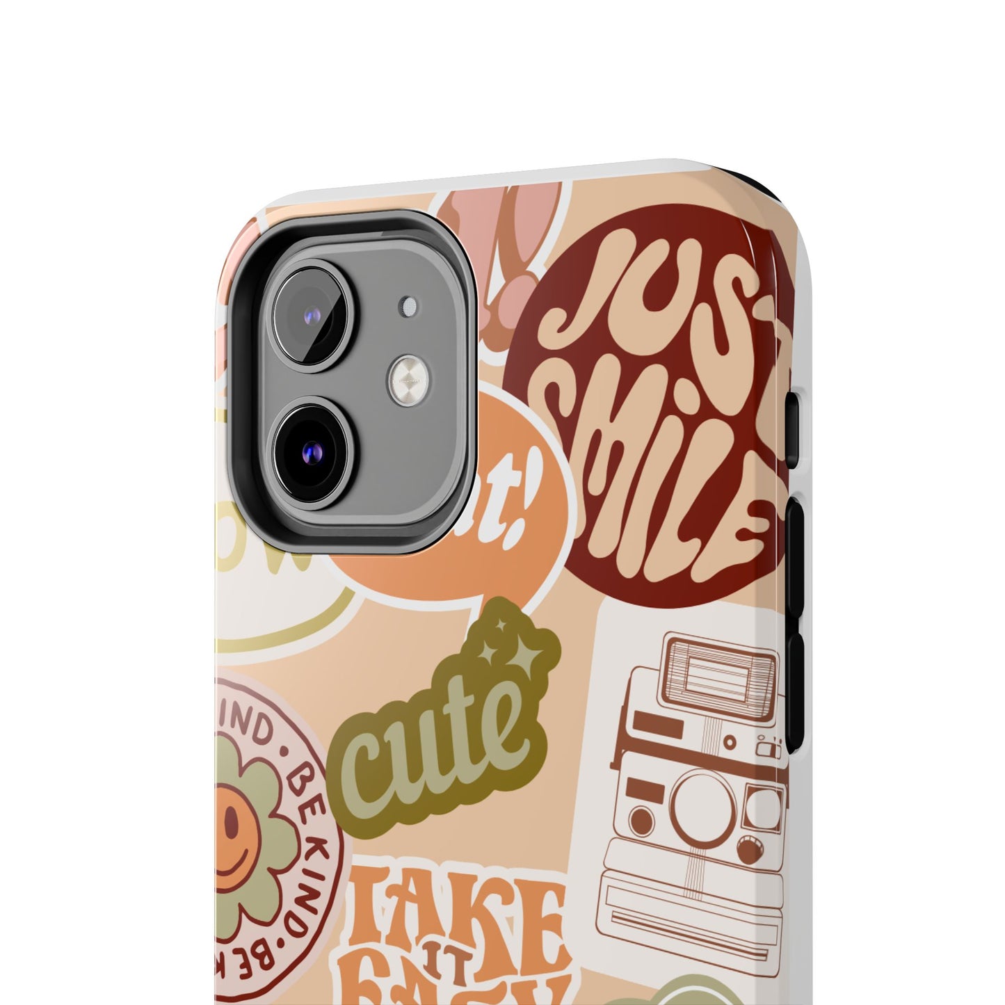 Vibrant, Positive Affirmation Sticker Phone Cases, Cute for Teens, Fun Ideas, Everyday Use