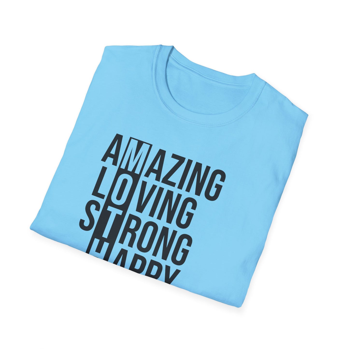 Affirmation T-Shirt - Inspirational Amazing Loving Strong Happy Selfless Graceful-MOTHER