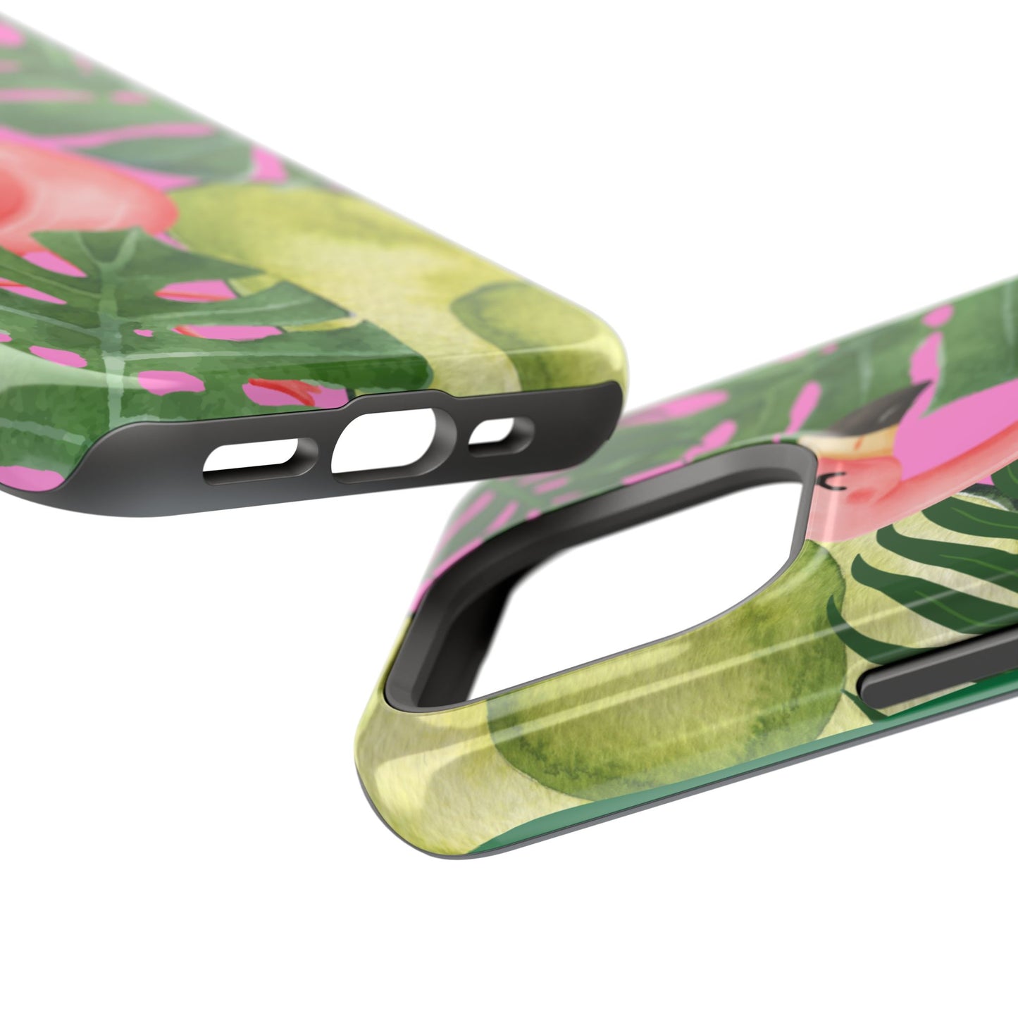 Tropical Flamingo, Cute, Summer Vibes MAGNETIC Tough Phone Case