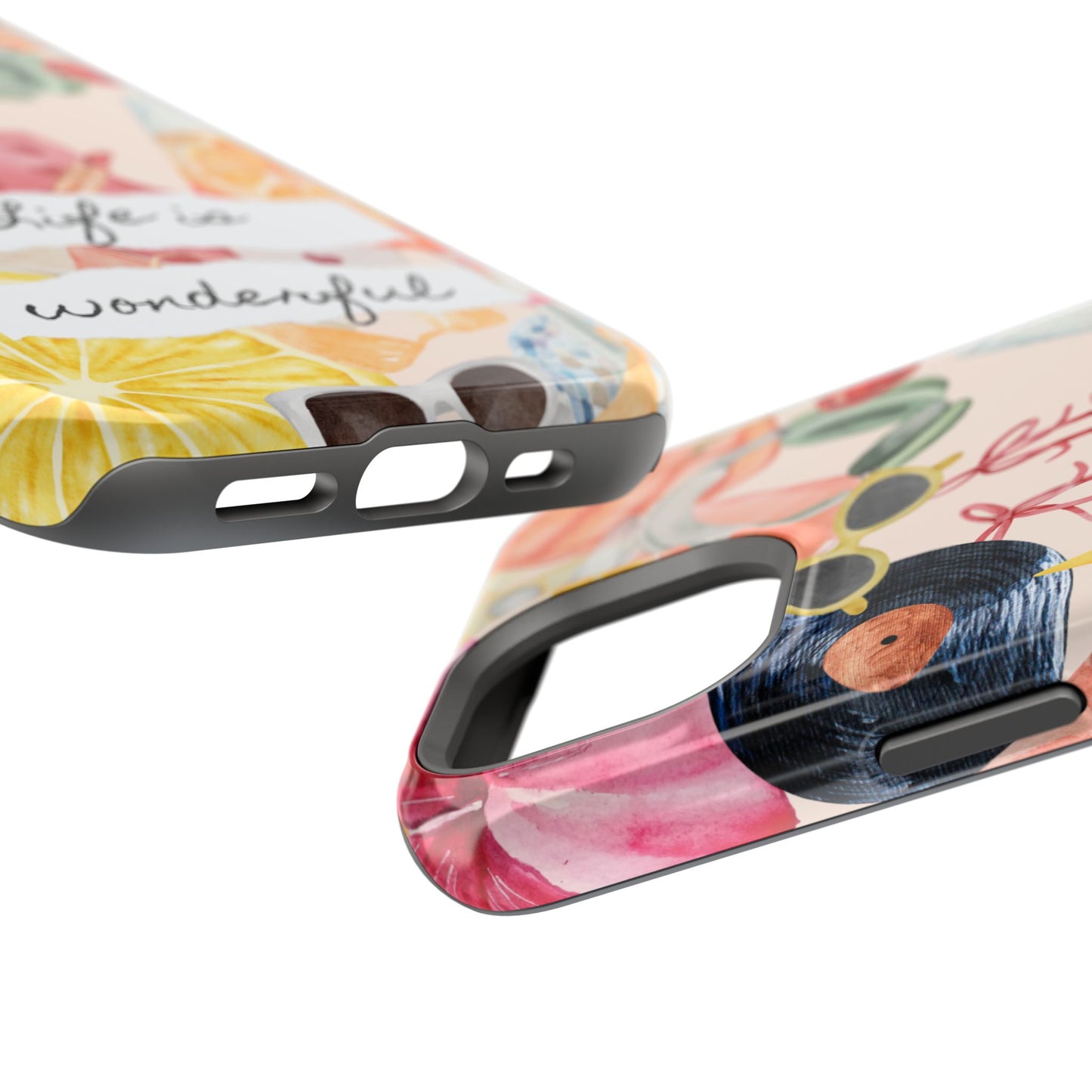 Life is Wonderful, Stylish Phone Cover, Cute Phone Accessory, Gift for Her, Summer Vibe Phone Case