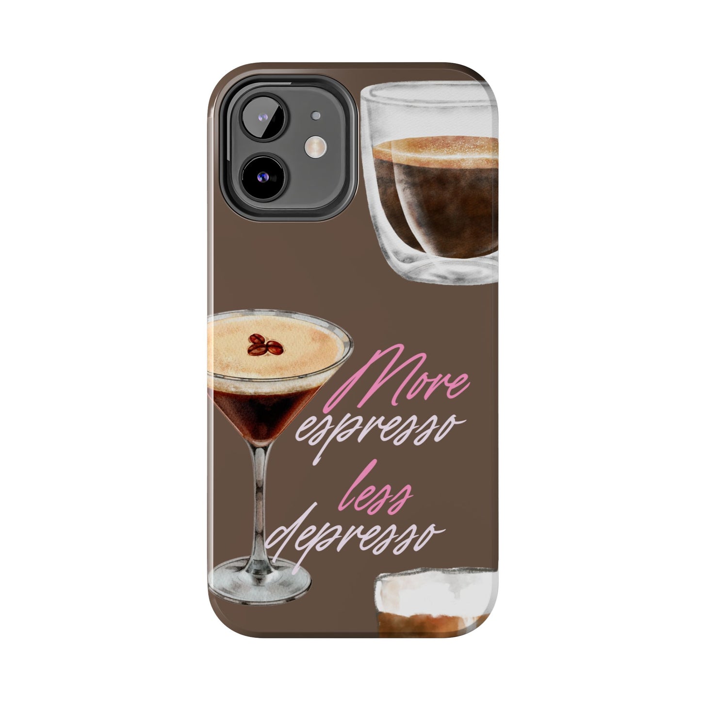 Stylish Coffee Phone Case, Espresso Lovers Gift, Cute Tough Case, Coffee Aesthetic, Phone Accessory for Baristas