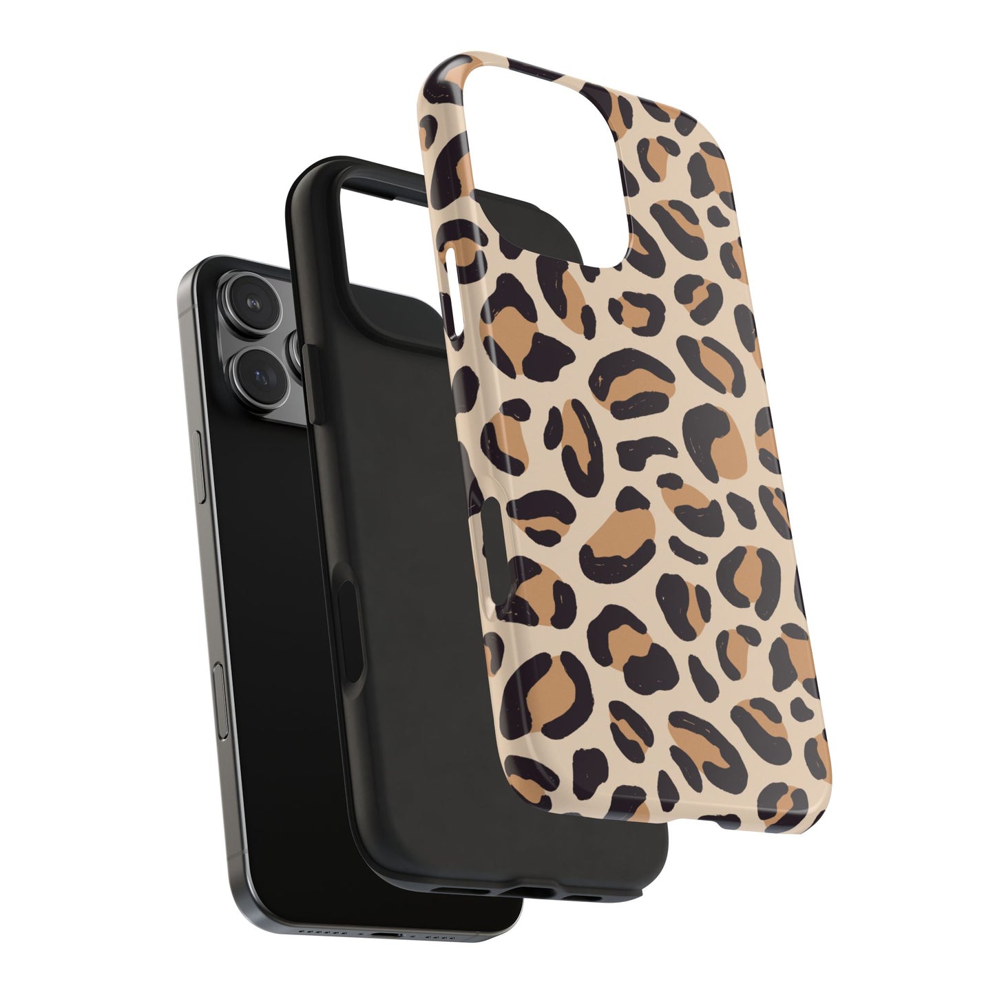 Stylish Leopard Print Tough Phone Cases