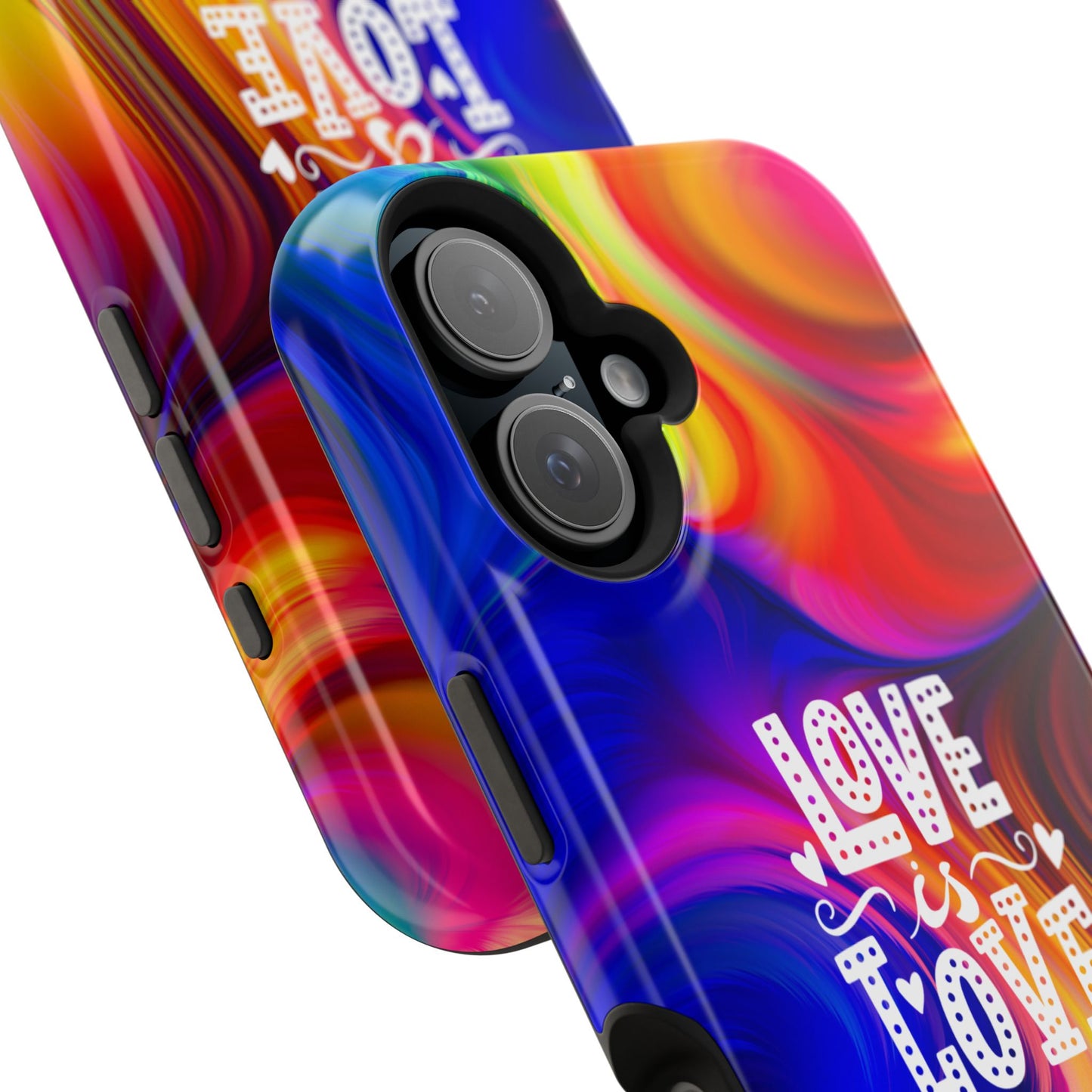 LOVE IS LOVE Colorful Love, Pride Tough Phone Case