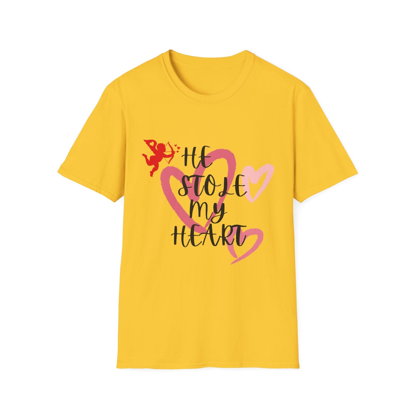 He Stole My Heart Unisex T-Shirt - Cute Valentine’s Day Couple Shift