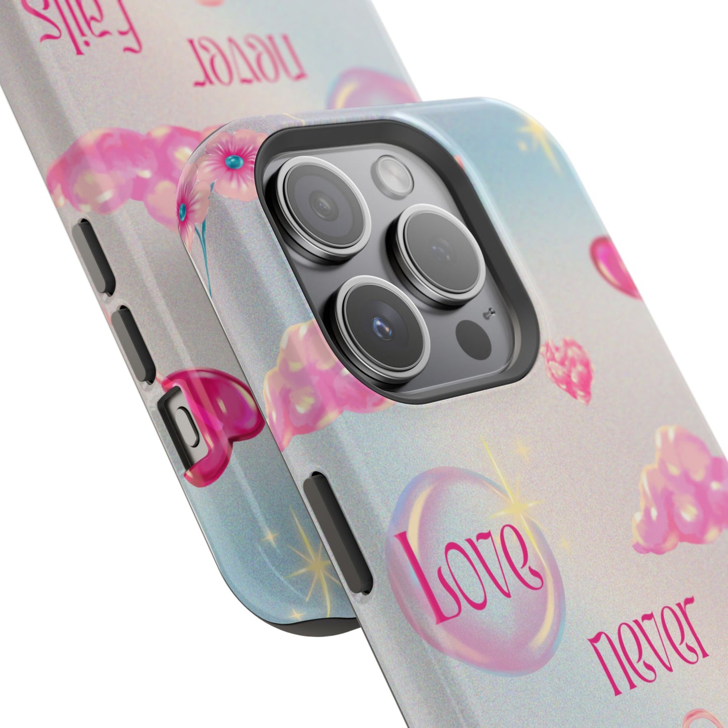 Love Never Fails Bible Verse Tough MAGNETIC Phone Case