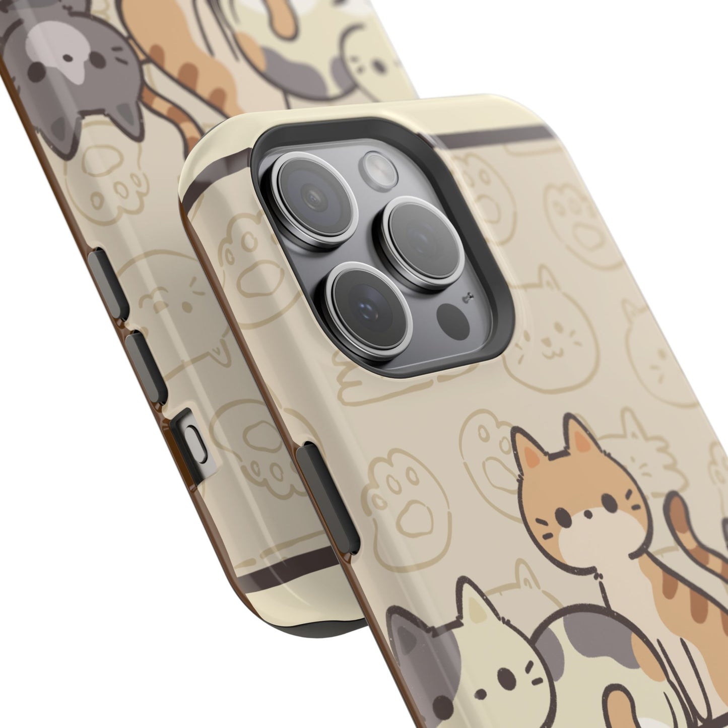 Cute Cat Tough MAGNETIC Phone Case - Don’t Touch My Phone!