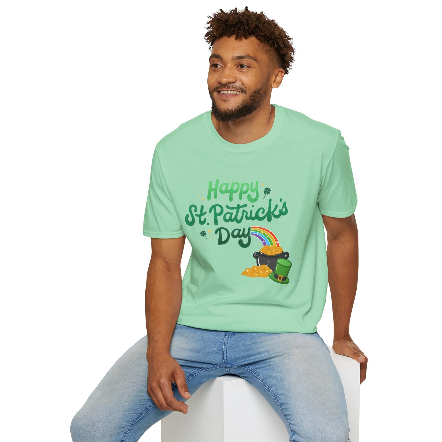 Happy St. Patrick's Day Unisex Softstyle T-Shirt