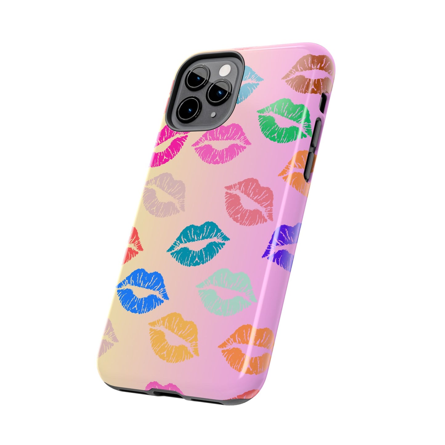 Kiss Print Tough Phone Cases Cute, Durable for Iphone