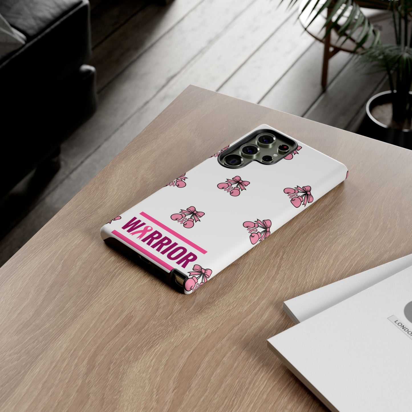 Phone Case - Pink Warrior Cancer Awareness Gift for Breast Cancer Survivor for Samsung