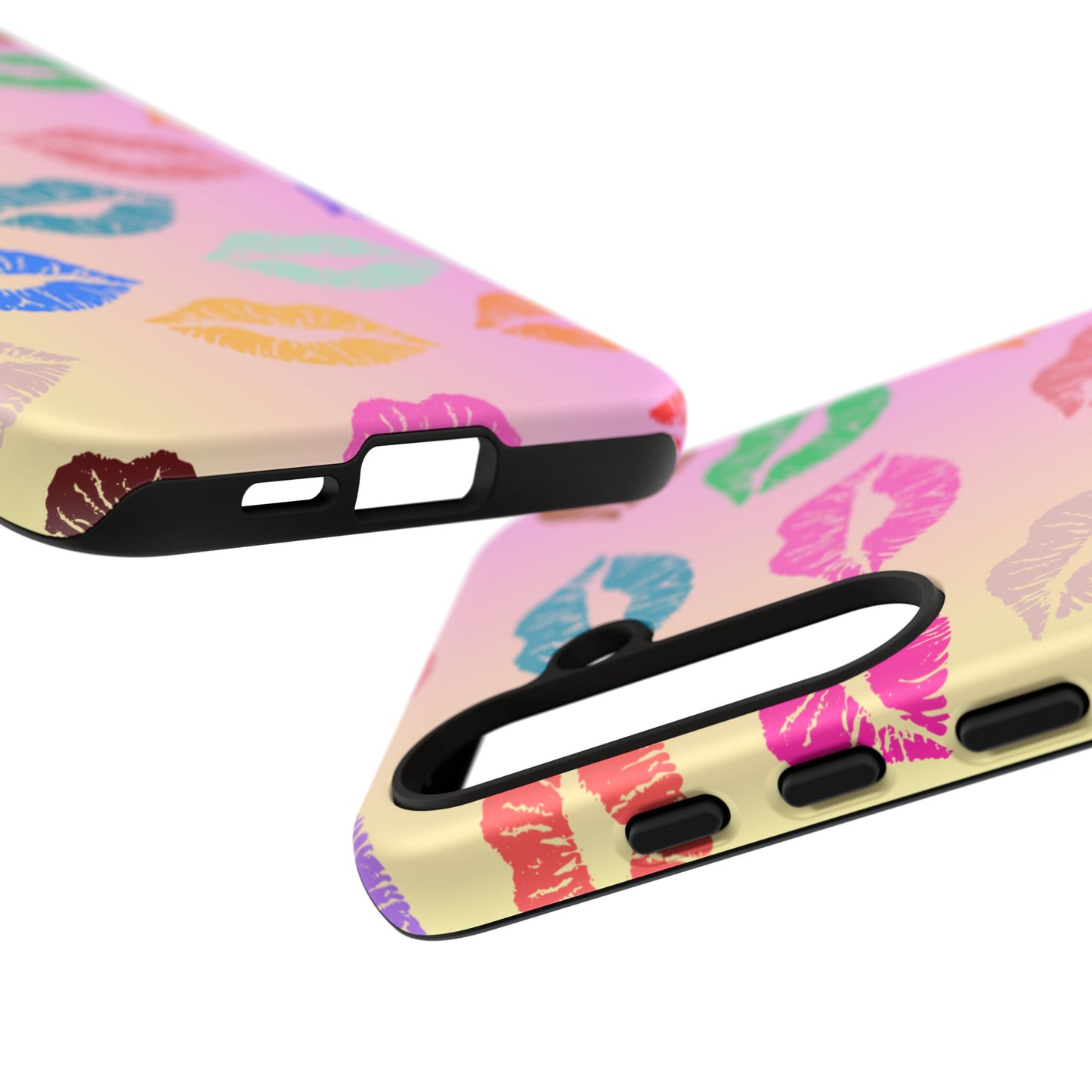 Kiss Print Tough Phone Cases Cute, Durable for Samsung