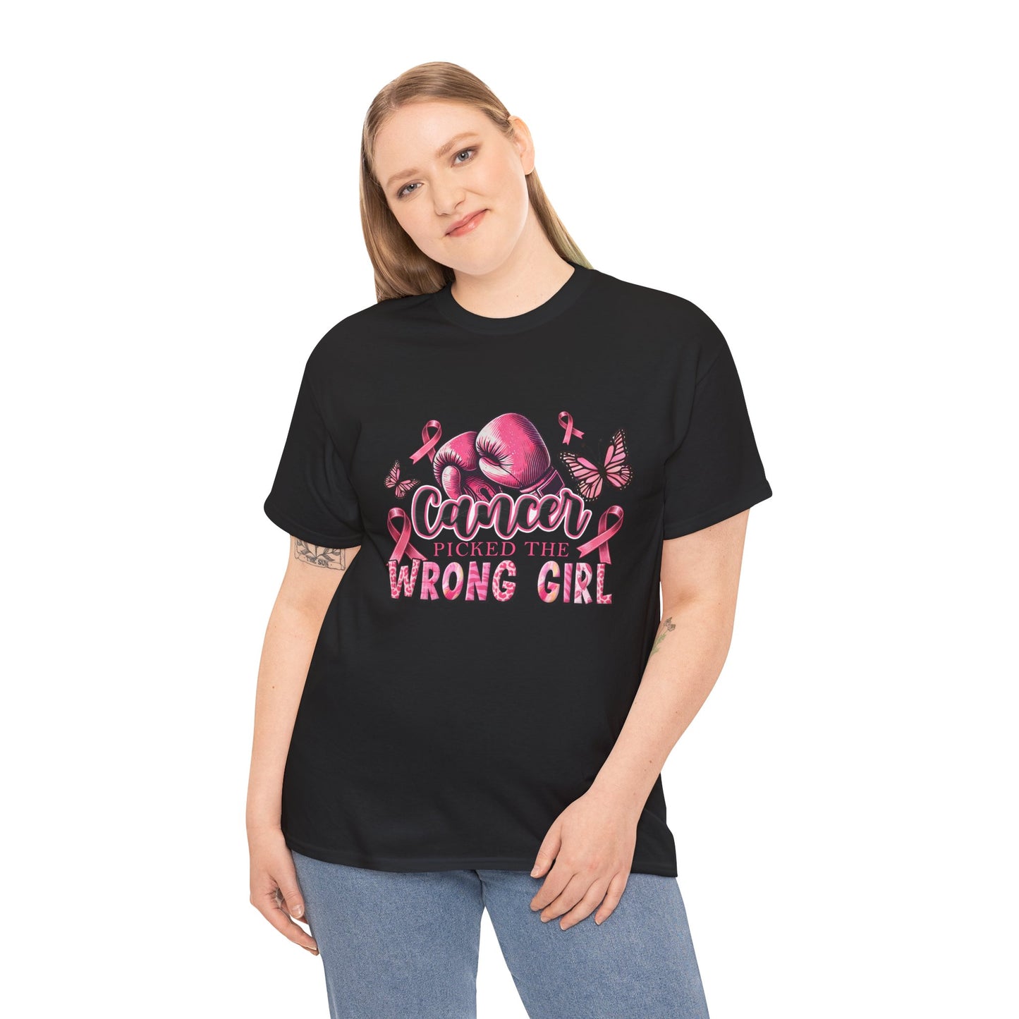 Cancer Awareness Tee - Picked the Wrong Girl Unisex Cotton Shirt