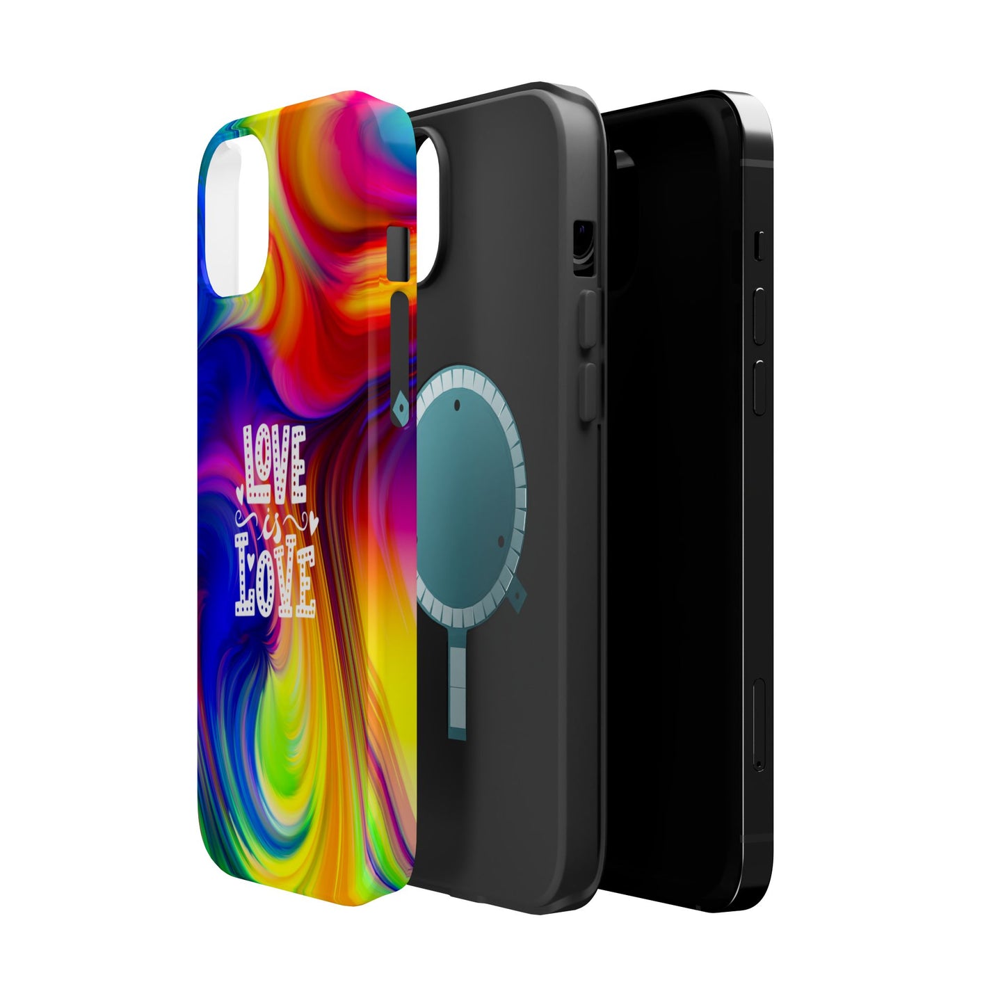 LOVE IS LOVE Colorful Love, Pride Tough Phone Case