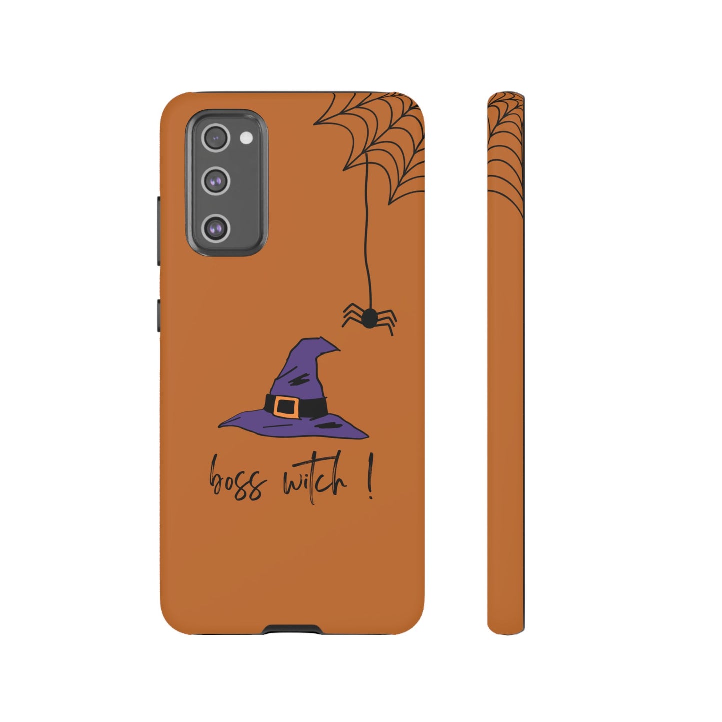 Halloween Phone Case, Boss Witch Phone Cover, Spooky Witch Design, Phone Accessory, Gift for Her, Autumn Decor, Witchy Aesthetic