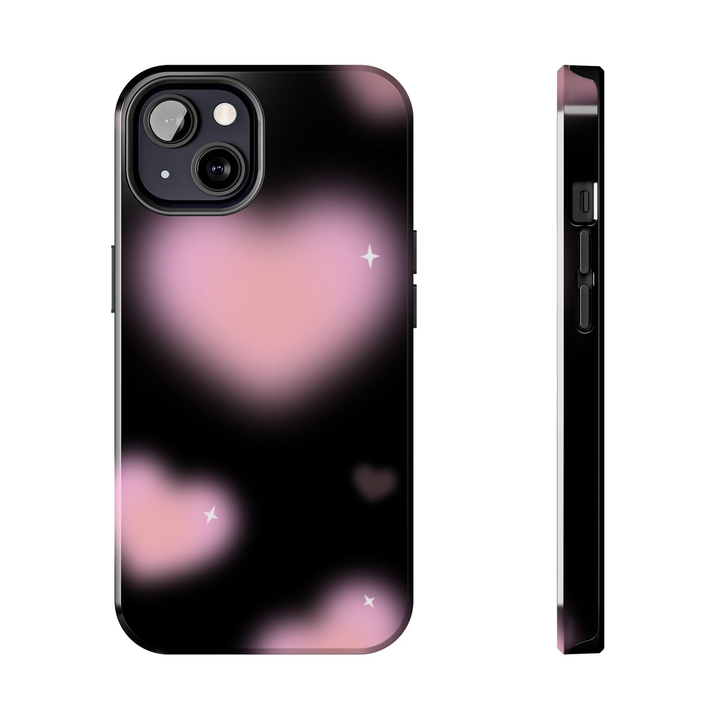 Romantic Pink Heart Pattern Phone Case