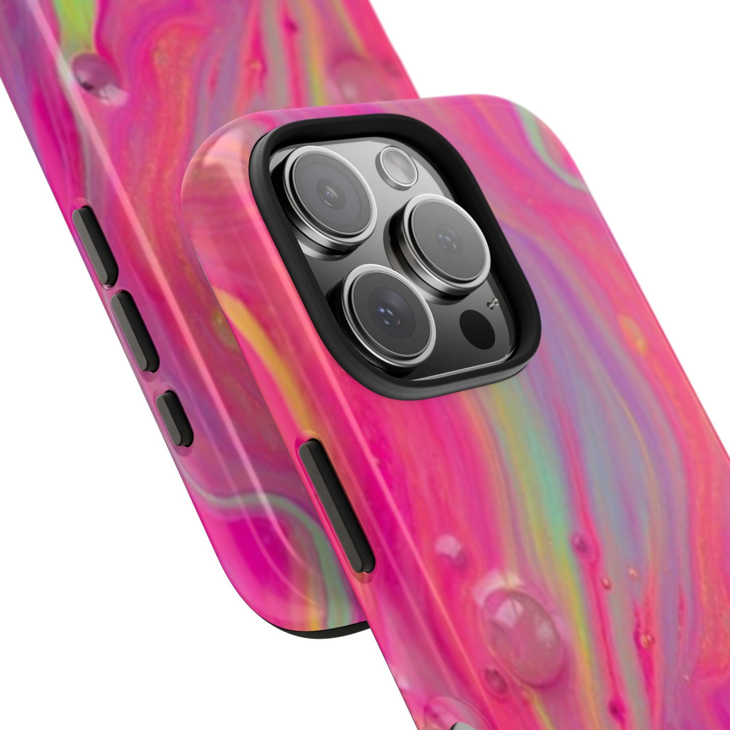 Colorful Swirl Futuristic Tough Phone Case, Stylish Durable Cover for Iphone