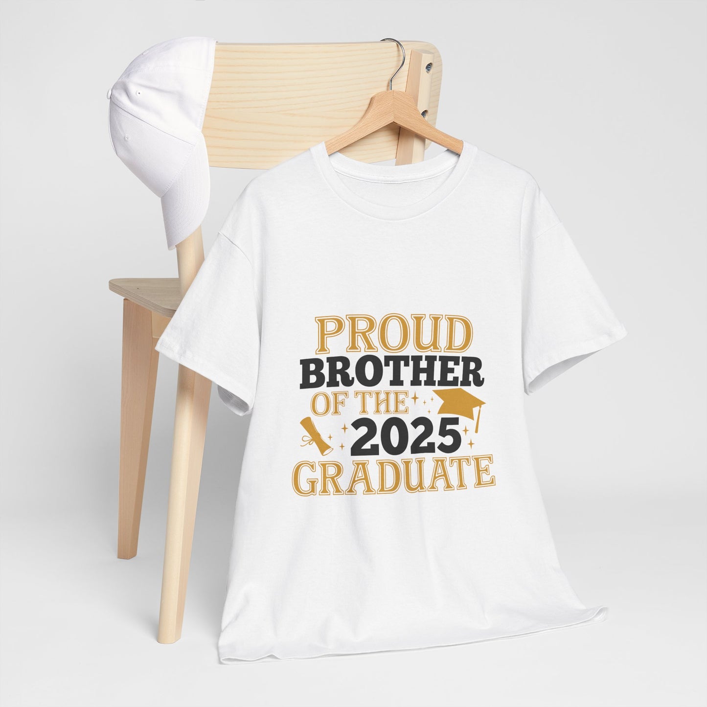 Proud Brother of the 2025 Graduate Unisex Cotton Tee