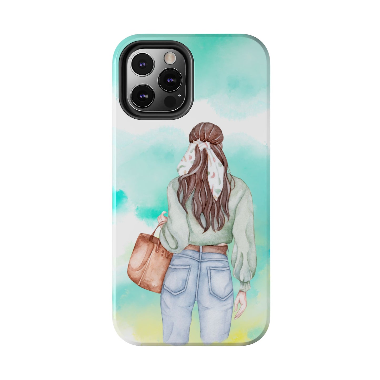 Whimsical Woman Tough Phone Case