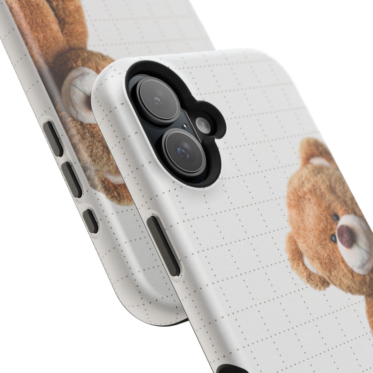 Good Day Teddy Bear MAGNETIC Phone Cases, Cute, Gift for Friends, Teddy Bear Lover's Case