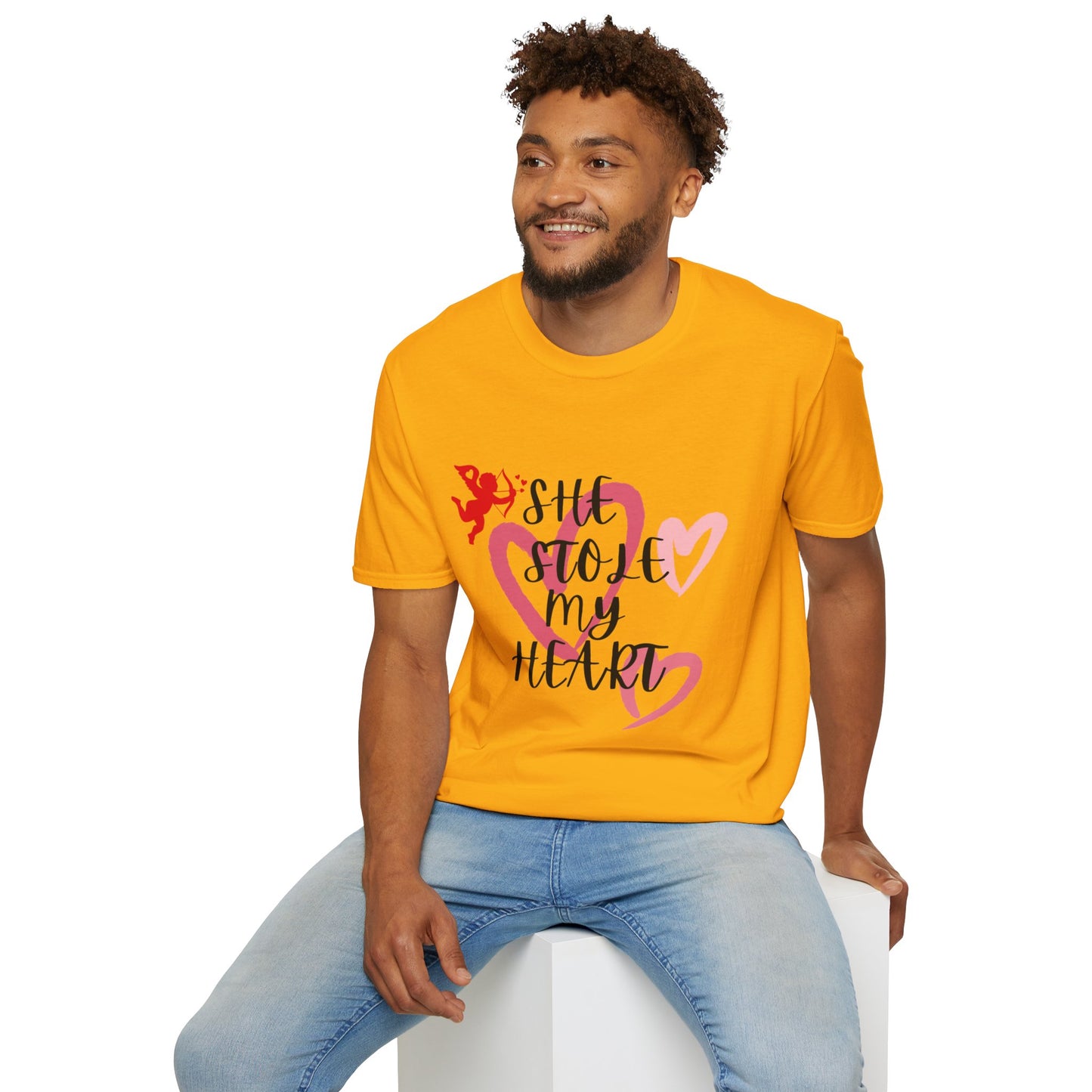 SHe Stole My Heart Unisex T-Shirt - Cute Valentine’s Day Couple Shift