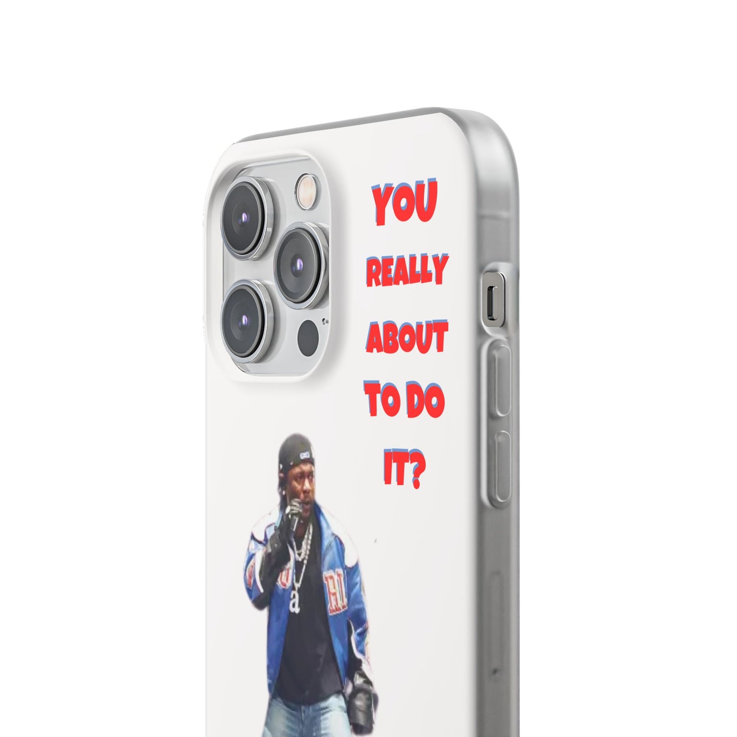 kendrick Lamar Cool Quote Flexi Phone Case - "You Really About To Do It?"