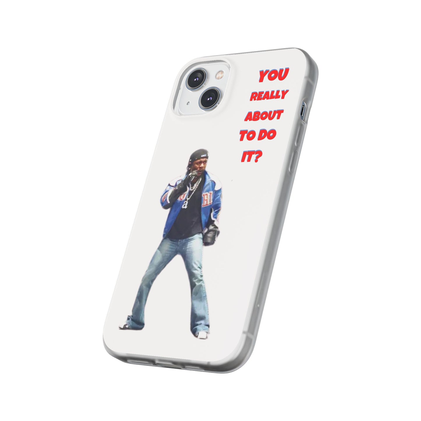 kendrick Lamar Cool Quote Flexi Phone Case - "You Really About To Do It?"