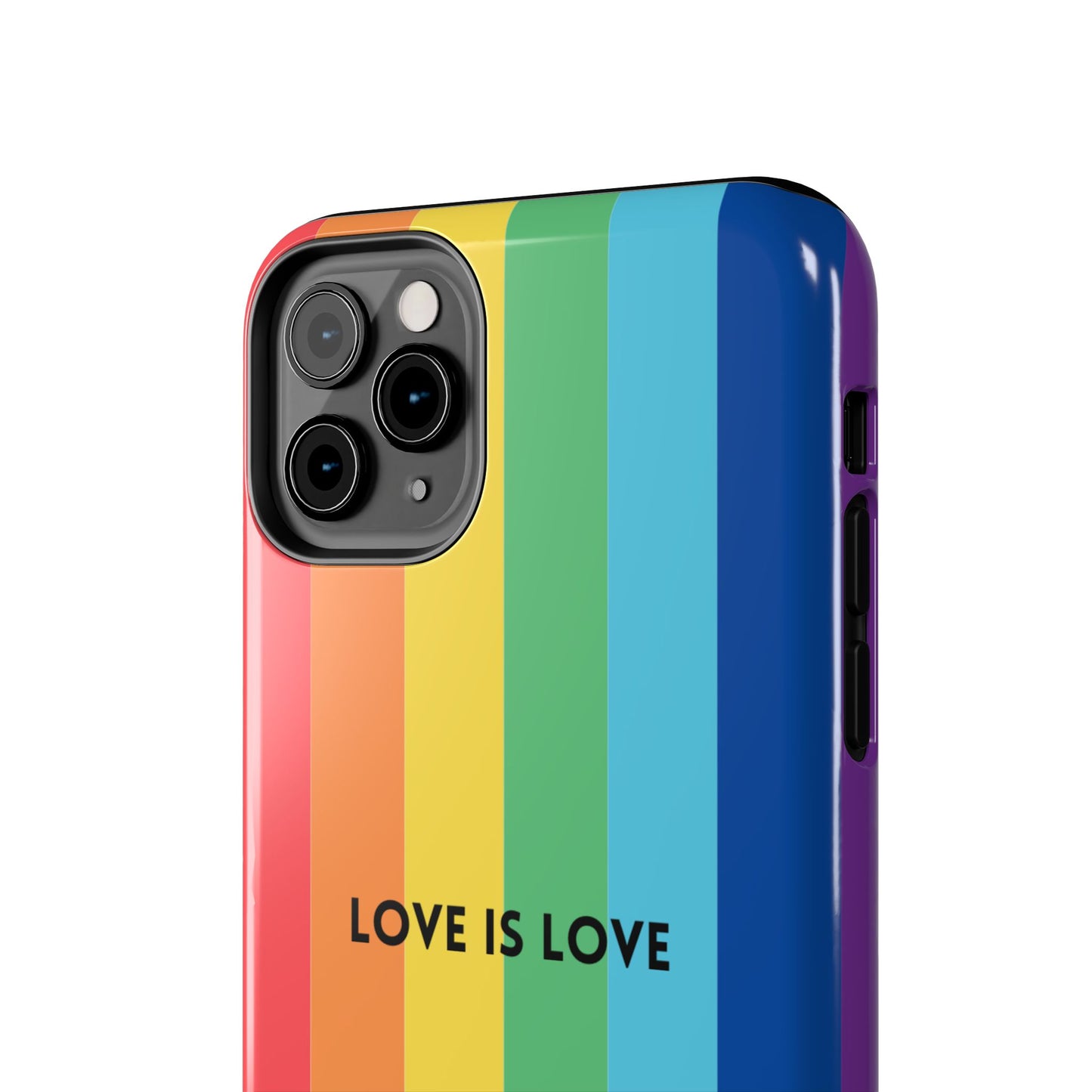LOVE IS LOVE Colorful Love, Pride Tough Phone Case