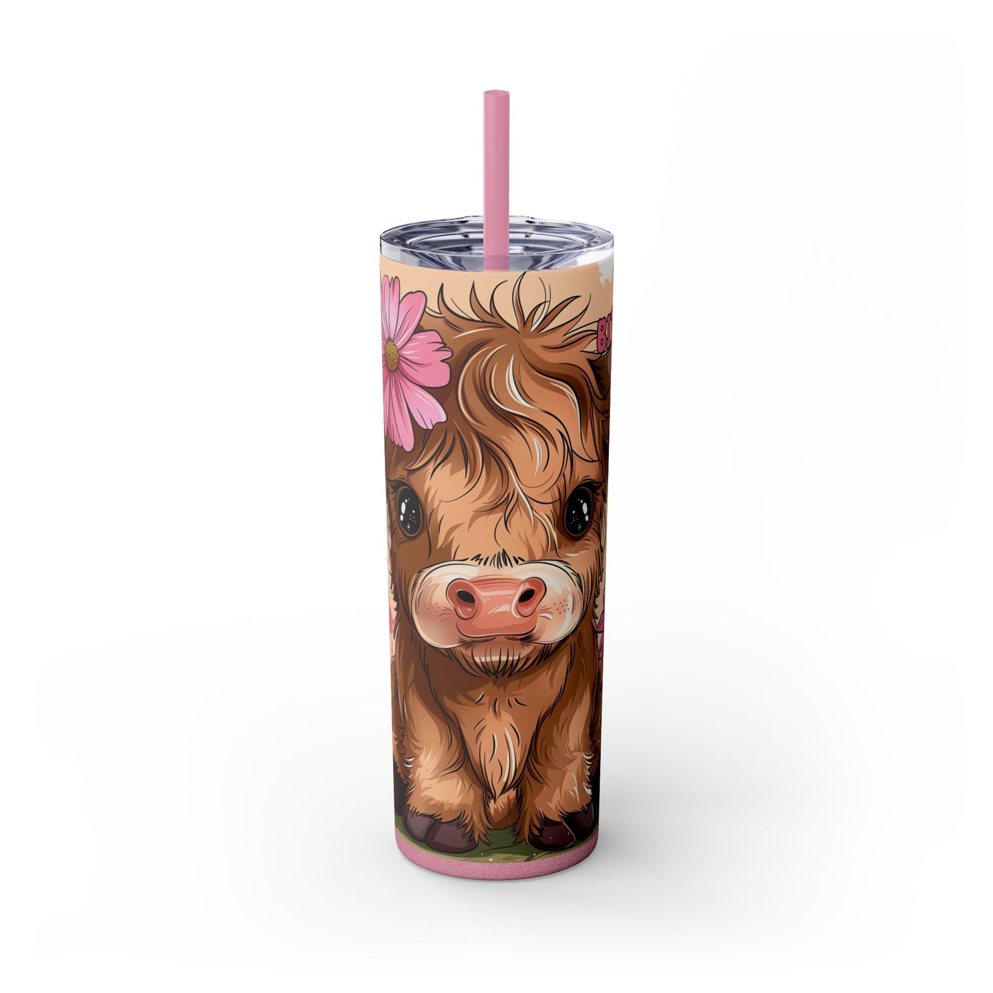Cute Cow Tumbler with Straw | 20oz |A BIT OF A MESS BUT I'M DOING MY BEST Gift for Birthdays & Special Occasions