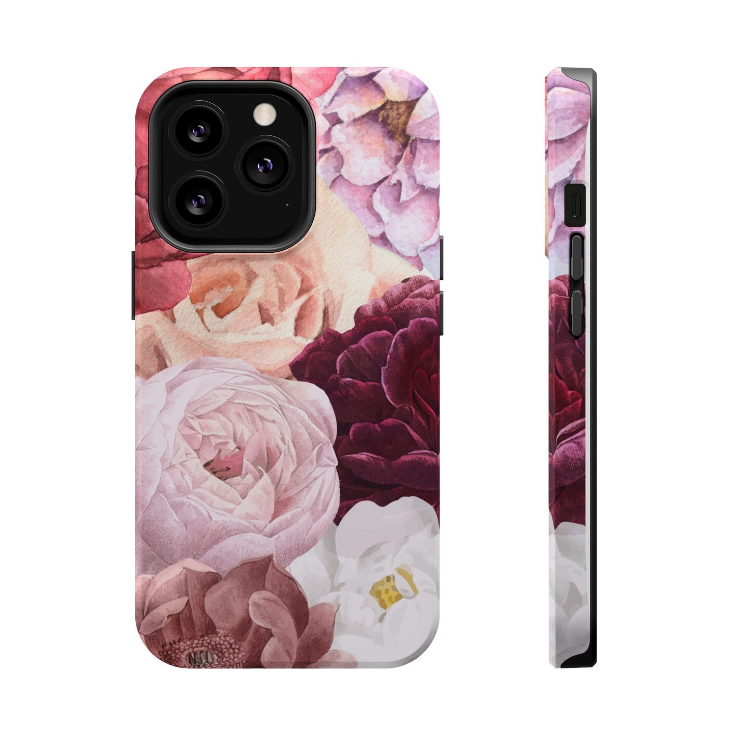 Elegant Protection for Every Occasion Floral Tough Phone Case
