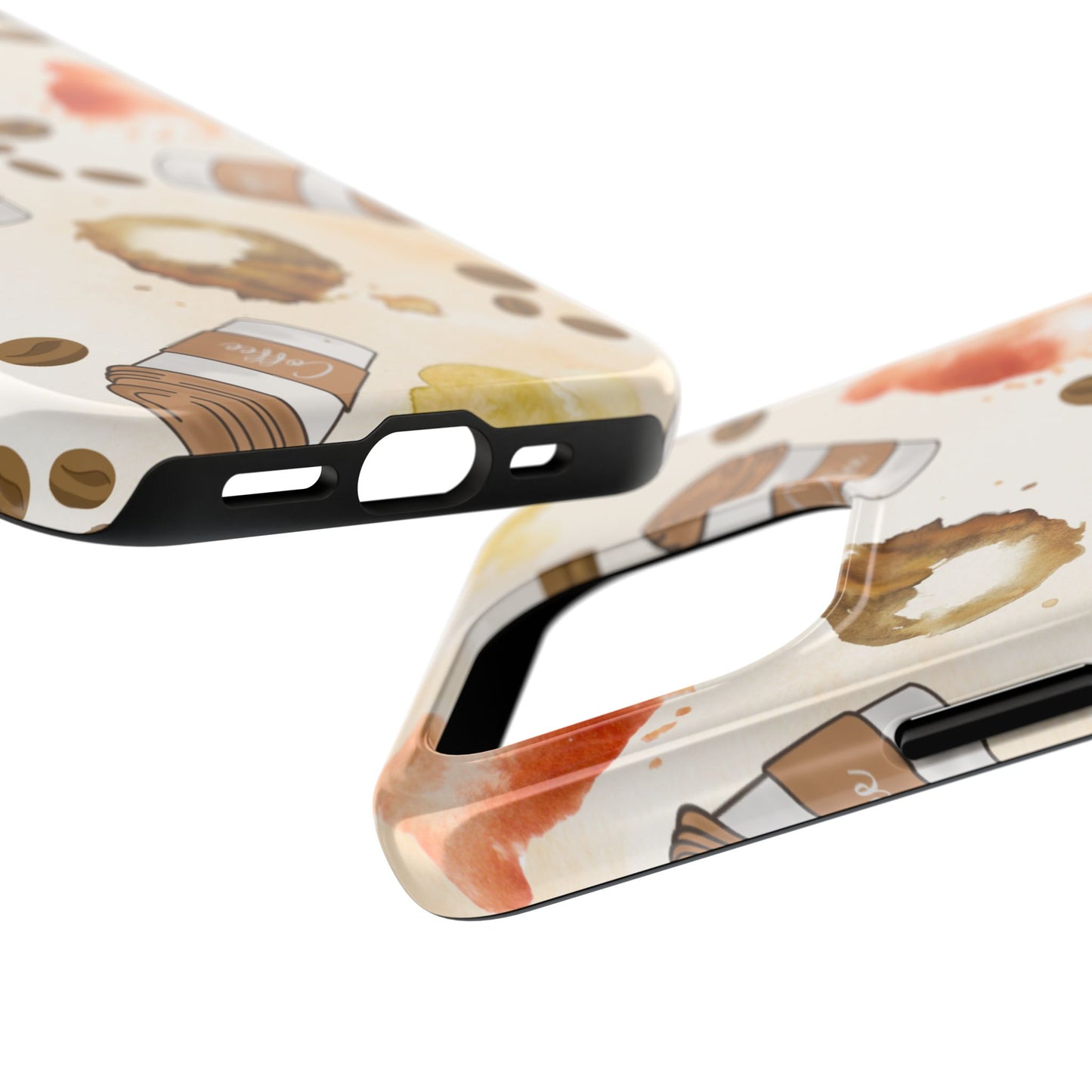 Cute, Trendy, Coffee Lover, Barista Tough Phone Cases for Iphone
