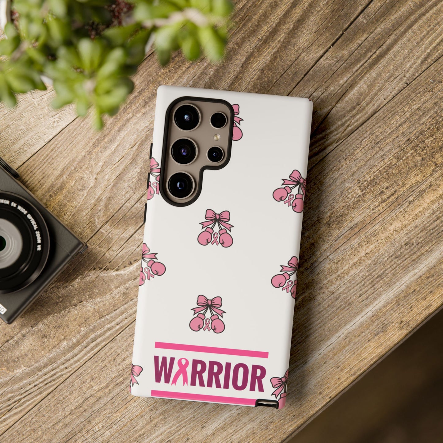 Phone Case - Pink Warrior Cancer Awareness Gift for Breast Cancer Survivor for Samsung