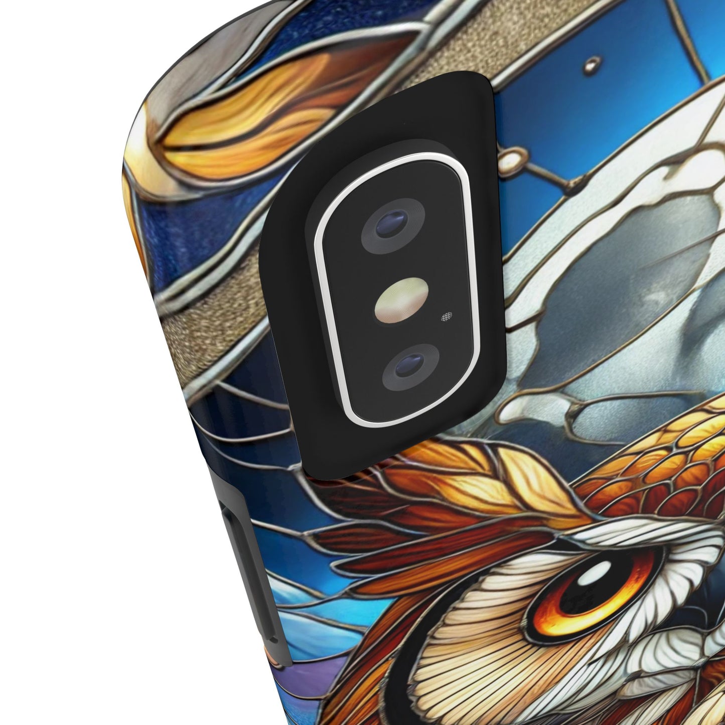IPhone Case - Owl Stained Glass Design - Durable Protection