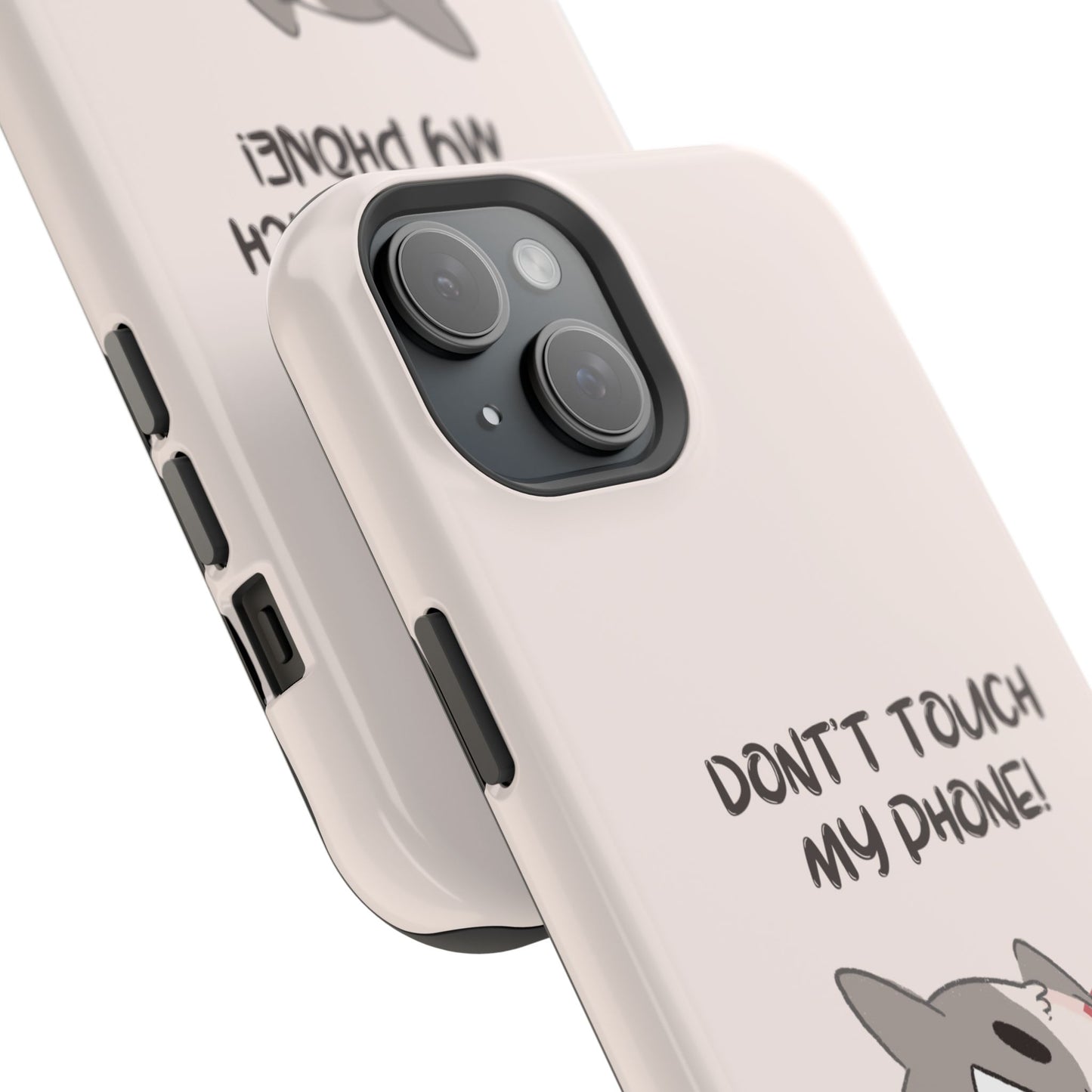 Funny Cat - Don't Touch My Phone! Tough MAGNETIC Phone Case