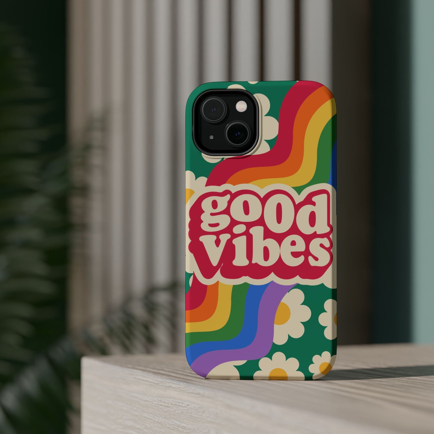 Good Vibes MAGNETIC Tough Phone Cases, Colorful, Cheerful Phone Protection, Gifts for Friends