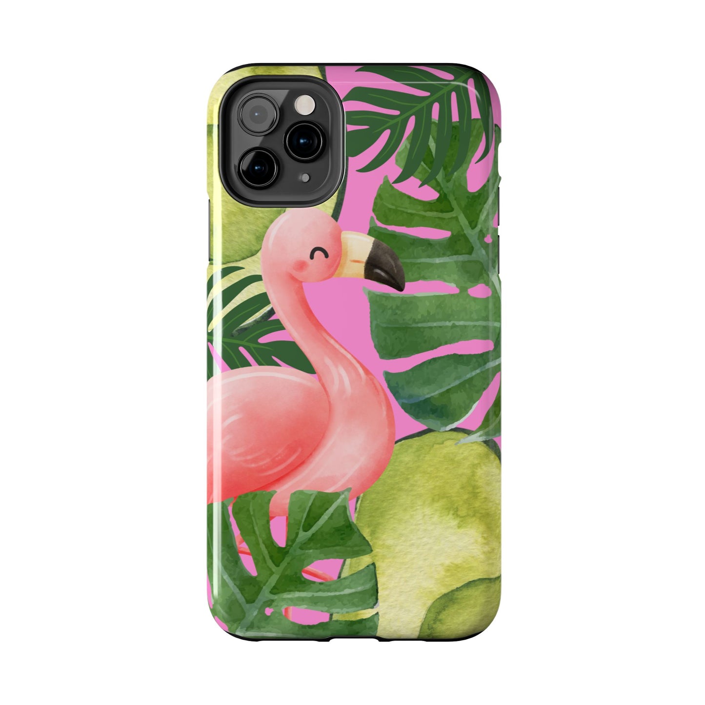 Tropical Flamingo, Cute, Summer Vibes Tough Phone Case