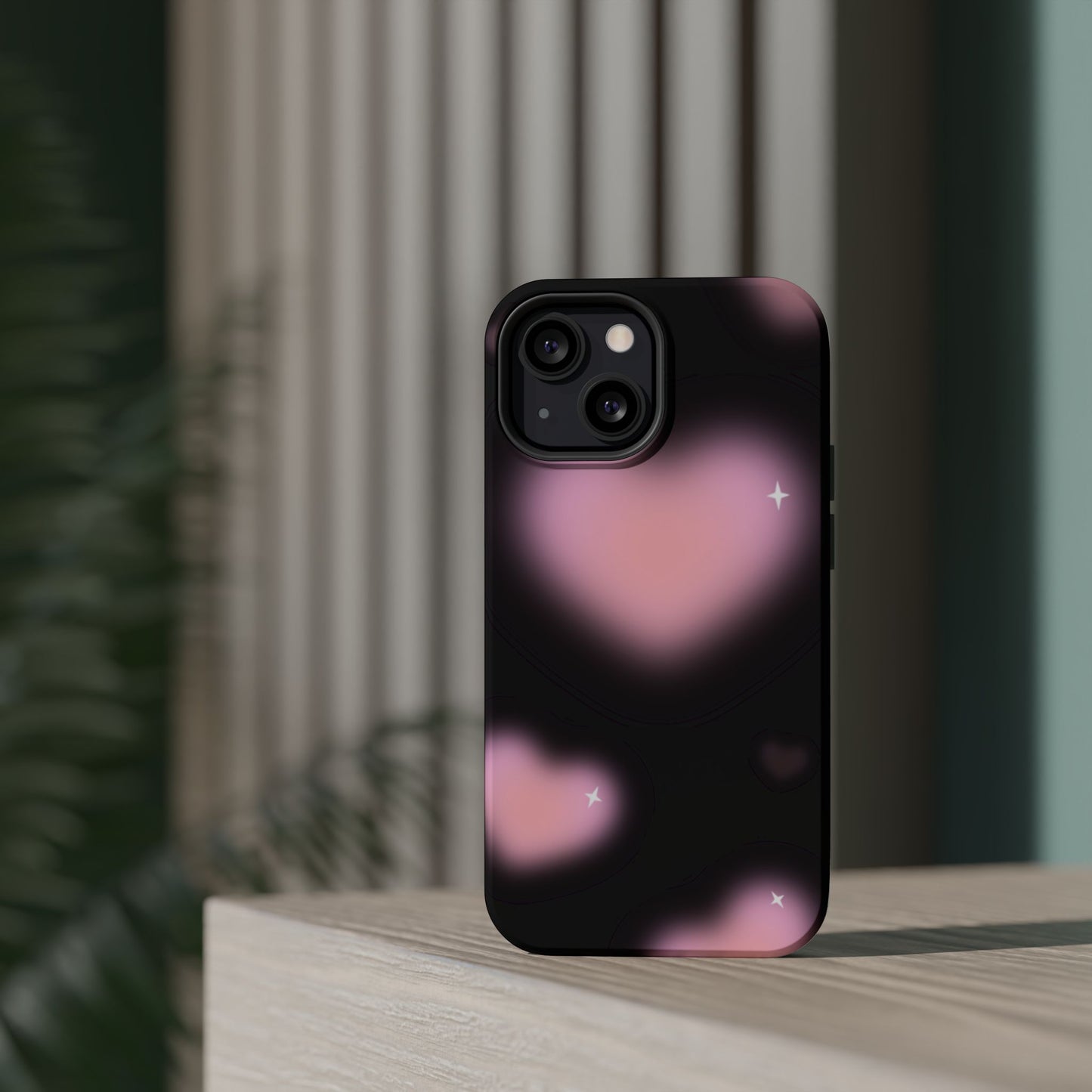 Romantic Pink Heart Pattern MAGNETIC Phone Case