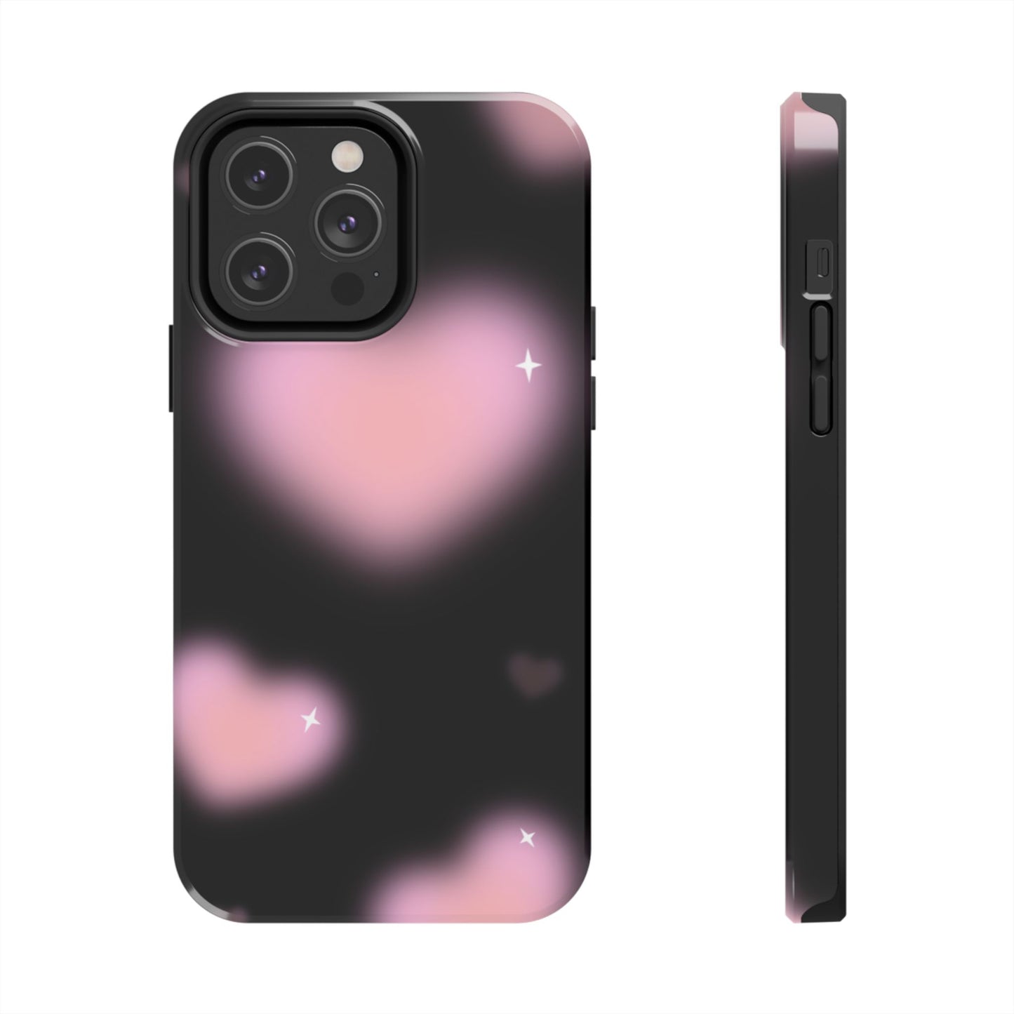 Romantic Pink Heart Pattern Phone Case