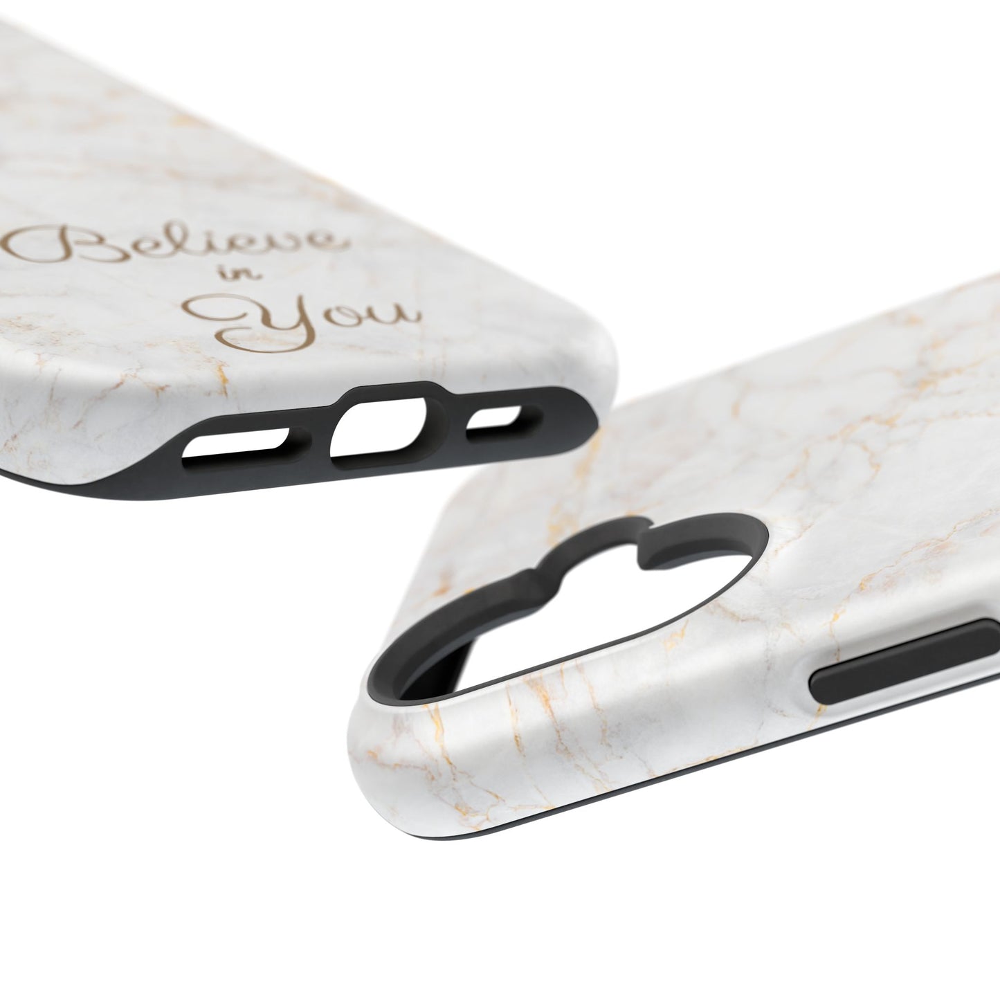 Elegant Motivational, Inspirational - Believe in You, Tough MAGNETIC Phone Case