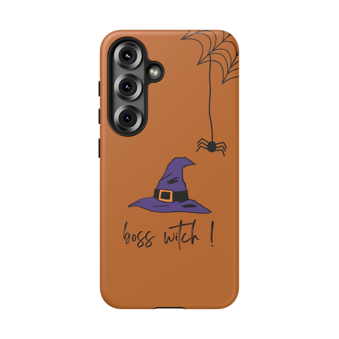 Halloween Phone Case, Boss Witch Phone Cover, Spooky Witch Design, Phone Accessory, Gift for Her, Autumn Decor, Witchy Aesthetic