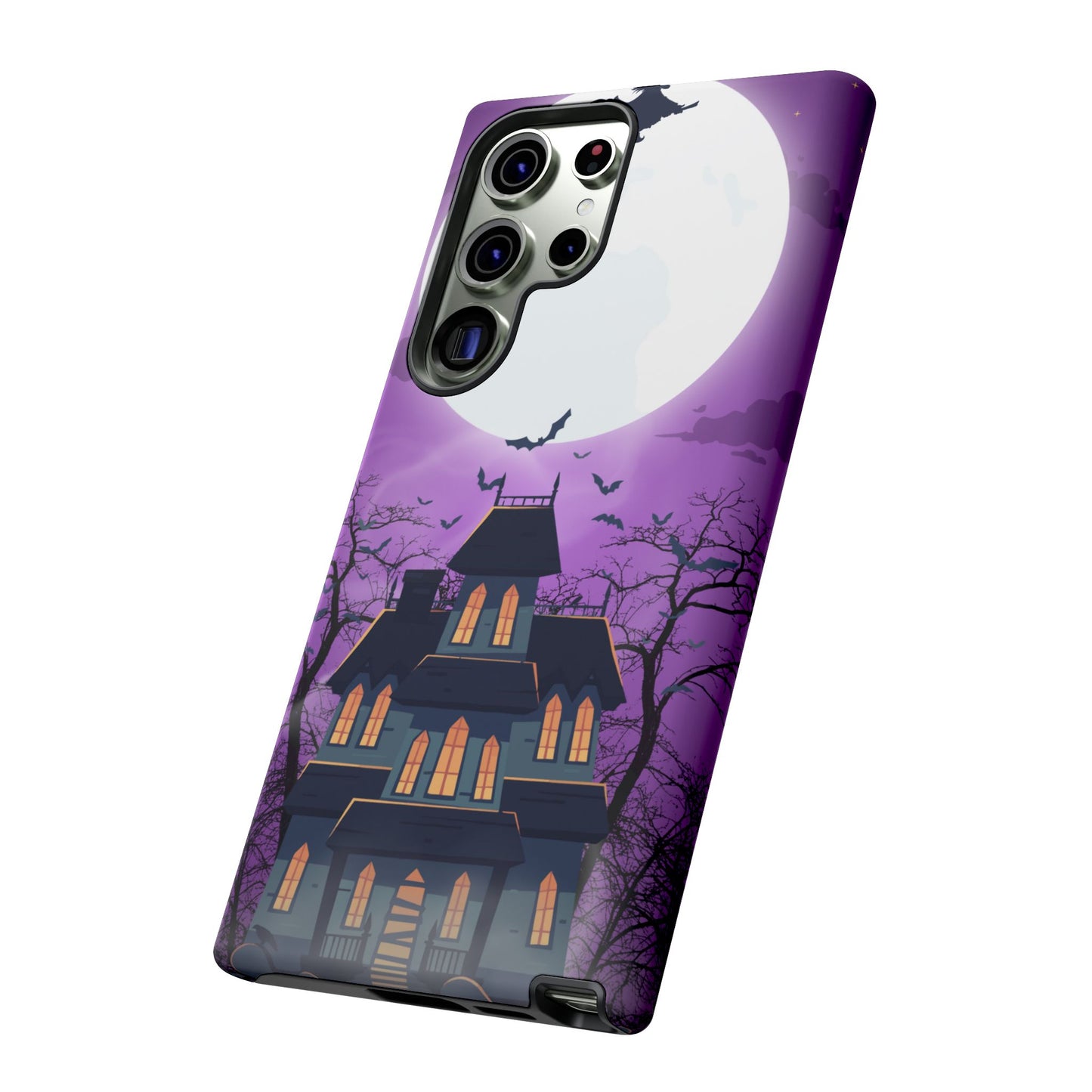 Halloween Haunted, Spooky House, Witchy Vibe Phone Case for Samsung