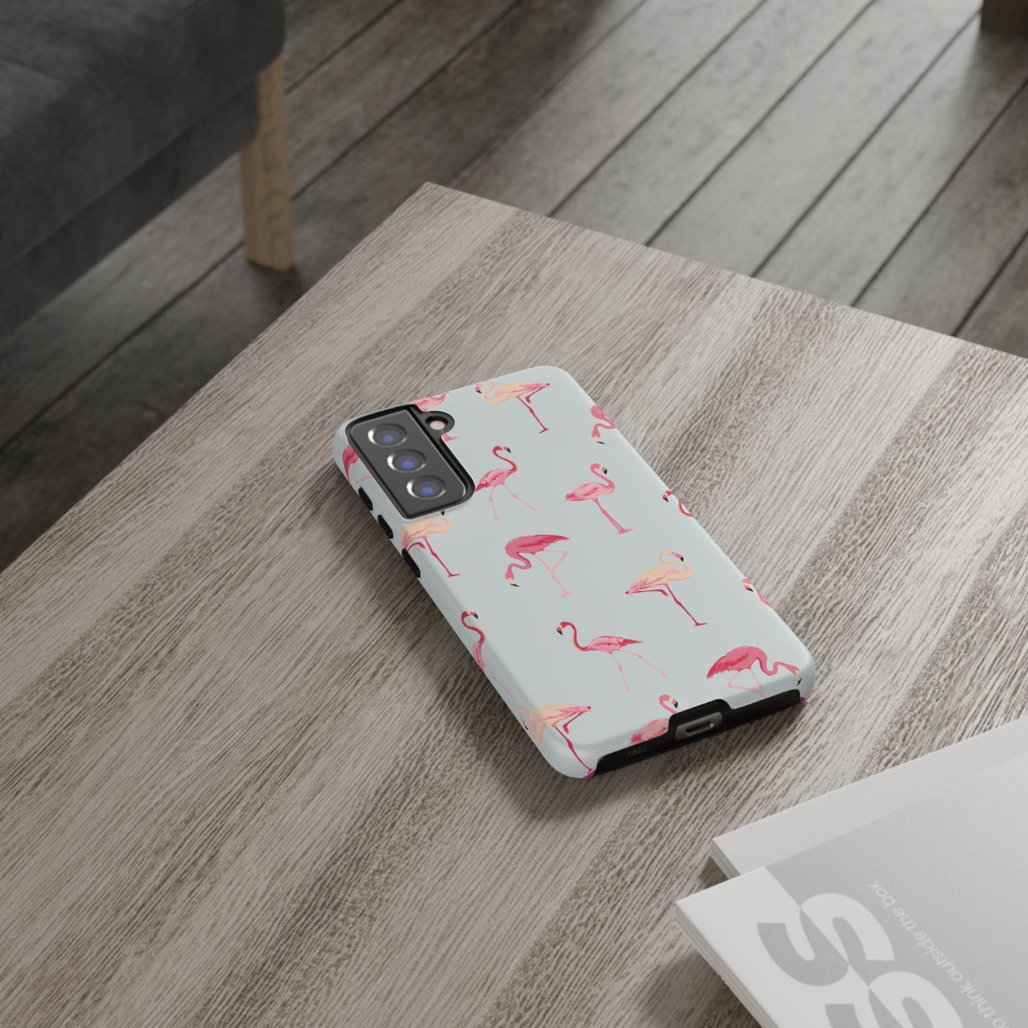 Stylish Flamingo, Summer Vibes Tough Phone Case for Samsung
