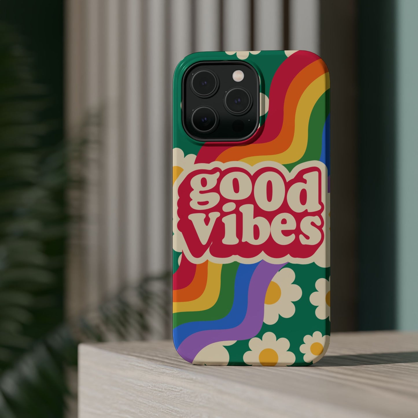 Good Vibes MAGNETIC Tough Phone Cases, Colorful, Cheerful Phone Protection, Gifts for Friends