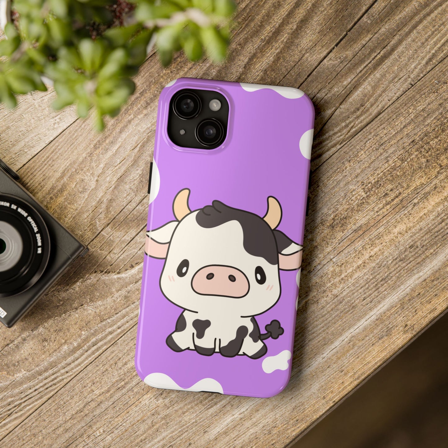 Cute Cow, Farm Animal, Tough Phone Case