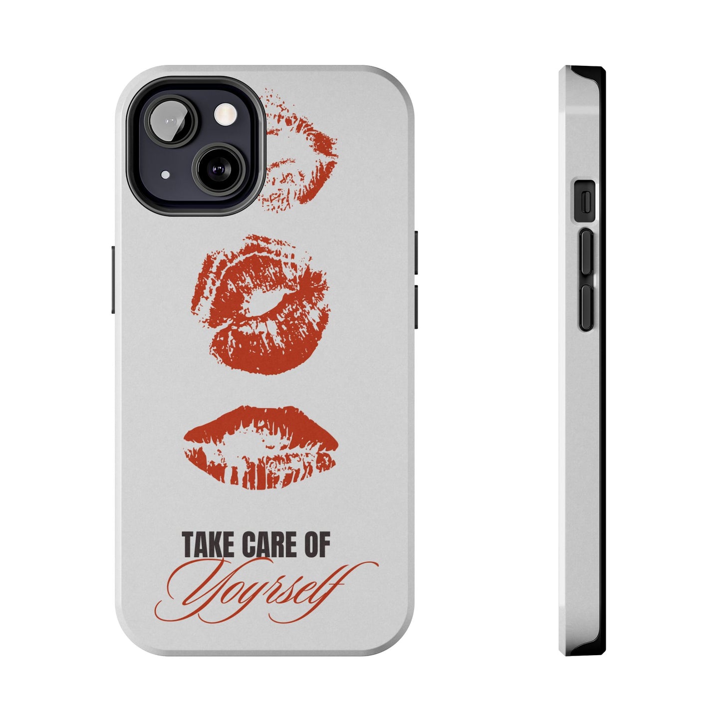 Kiss Print, Chic. Tough Phone Case