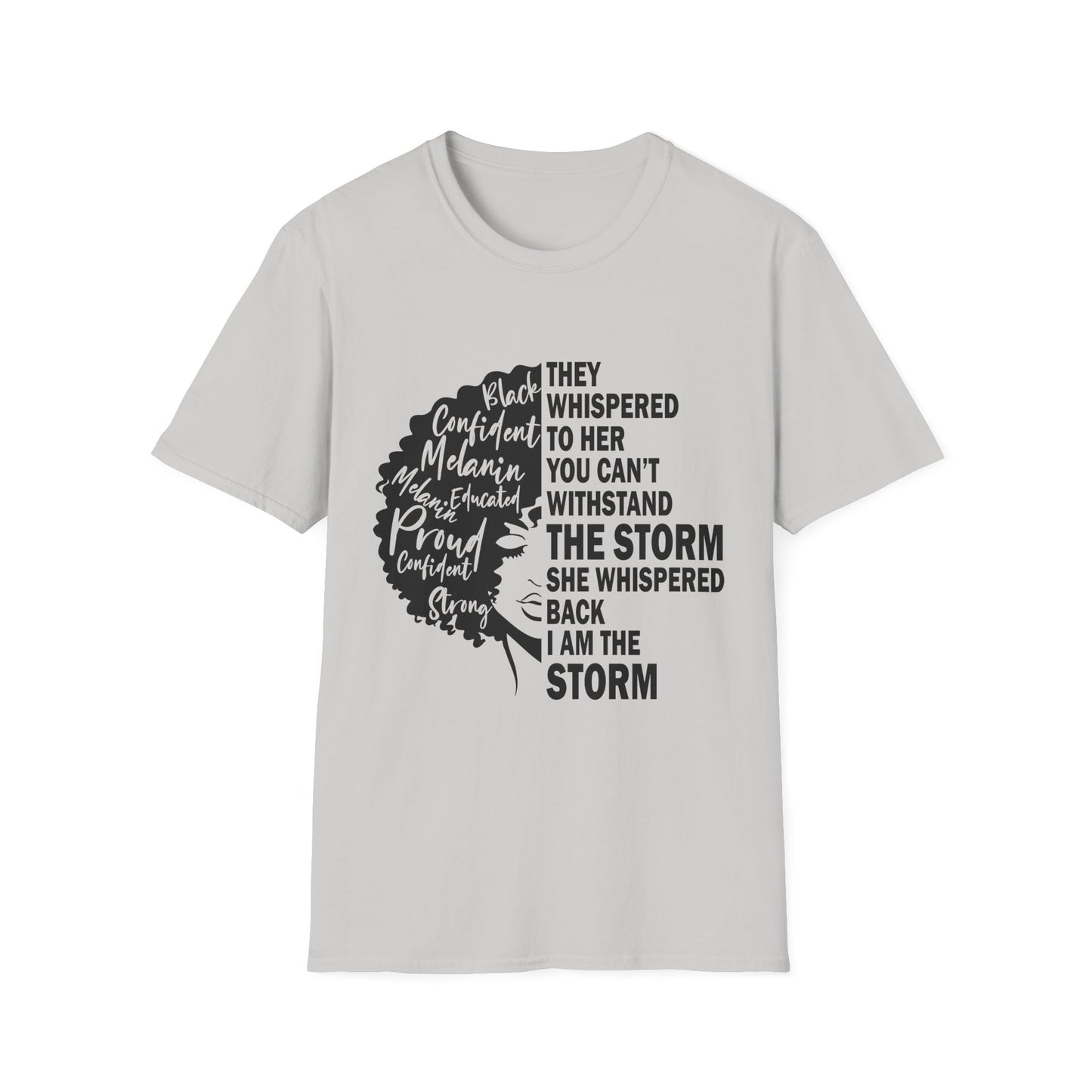 Empowered Black Woman T-Shirt - Inspirational Graphic Tee