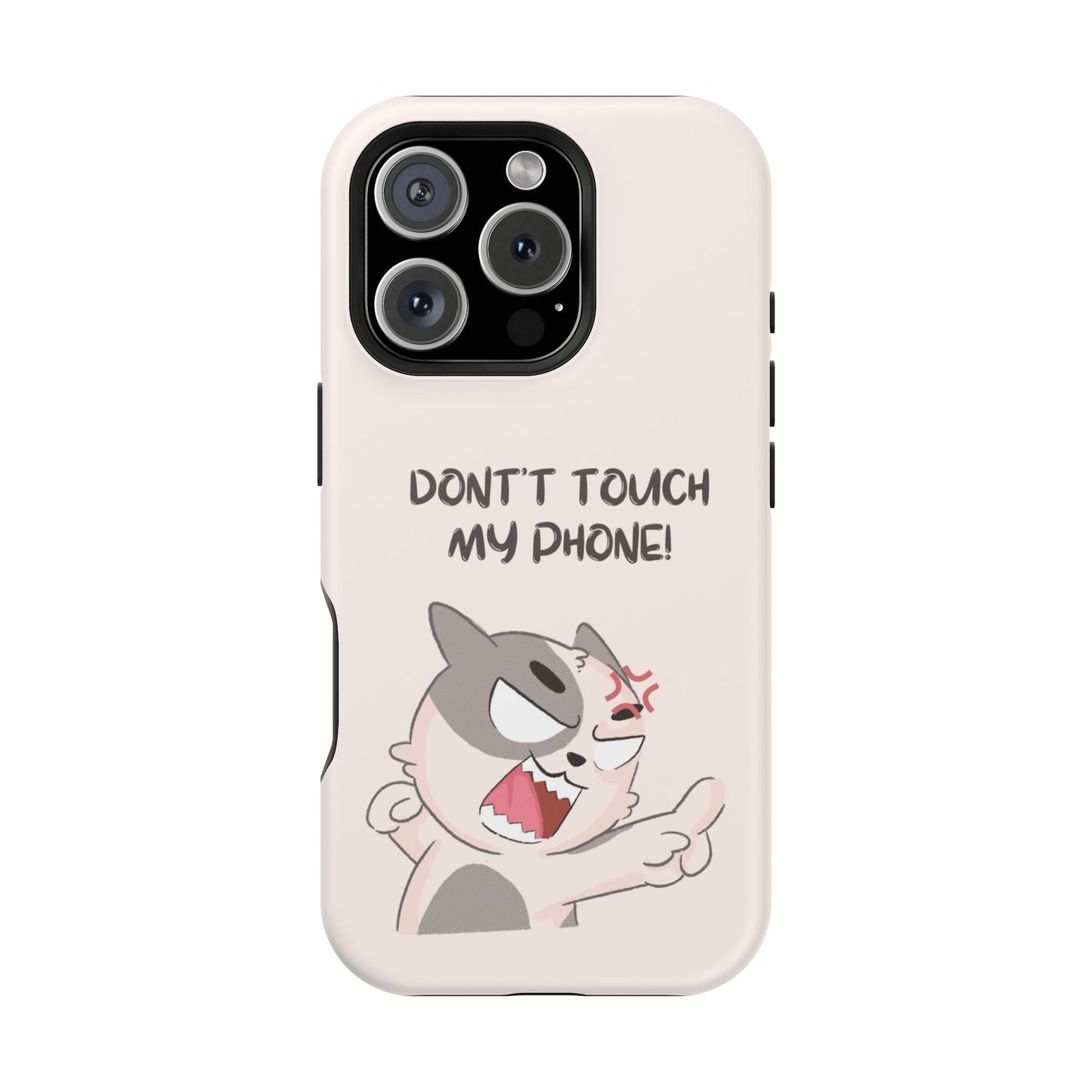 Funny Cat - Don't Touch My Phone! Tough MAGNETIC Phone Case