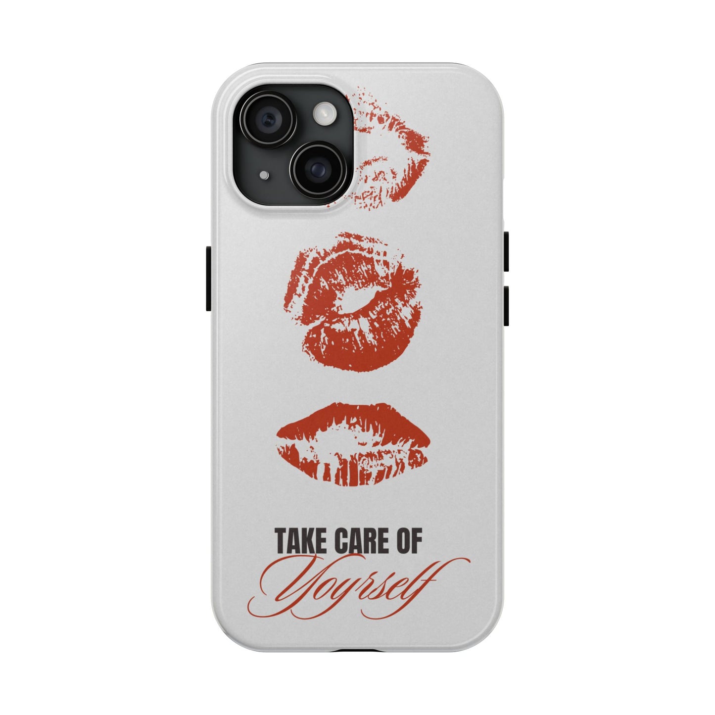 Kiss Print, Chic. Tough Phone Case