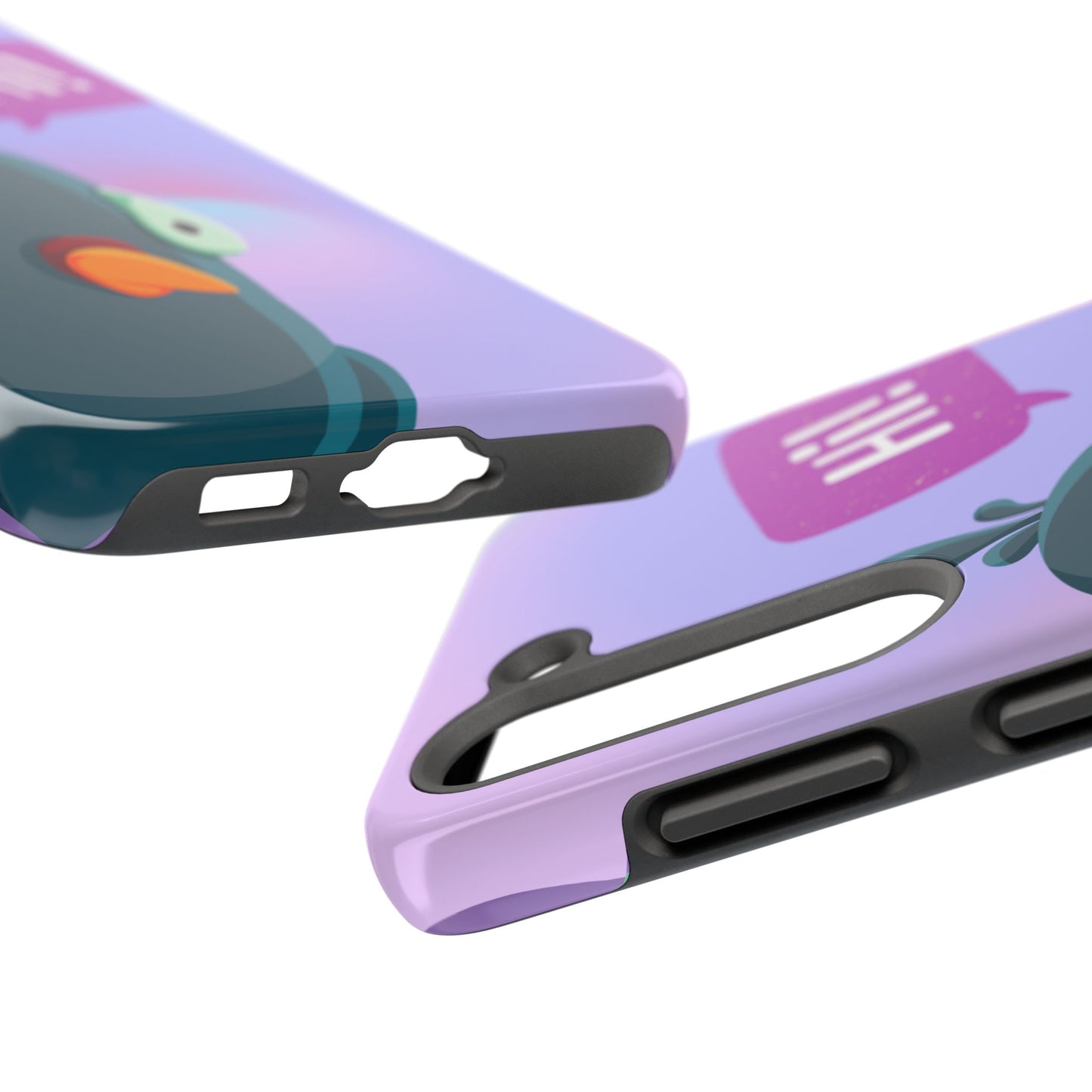 Colorful Cartoon Bird Tough Phone Case - Say Hi!