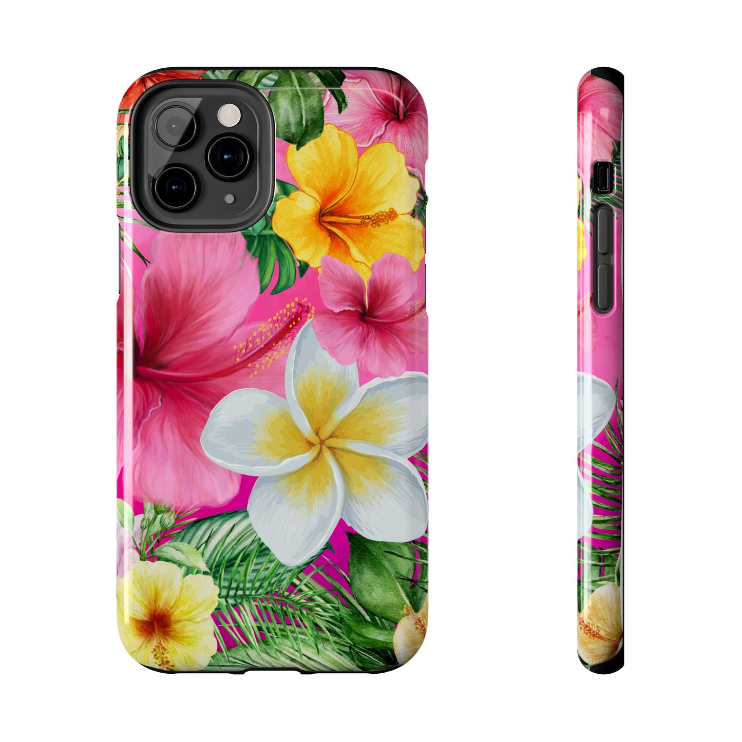 Tropical Floral Phone Case - Tough, Durable, Chic Protection, Summer Vibes, Gift for Her