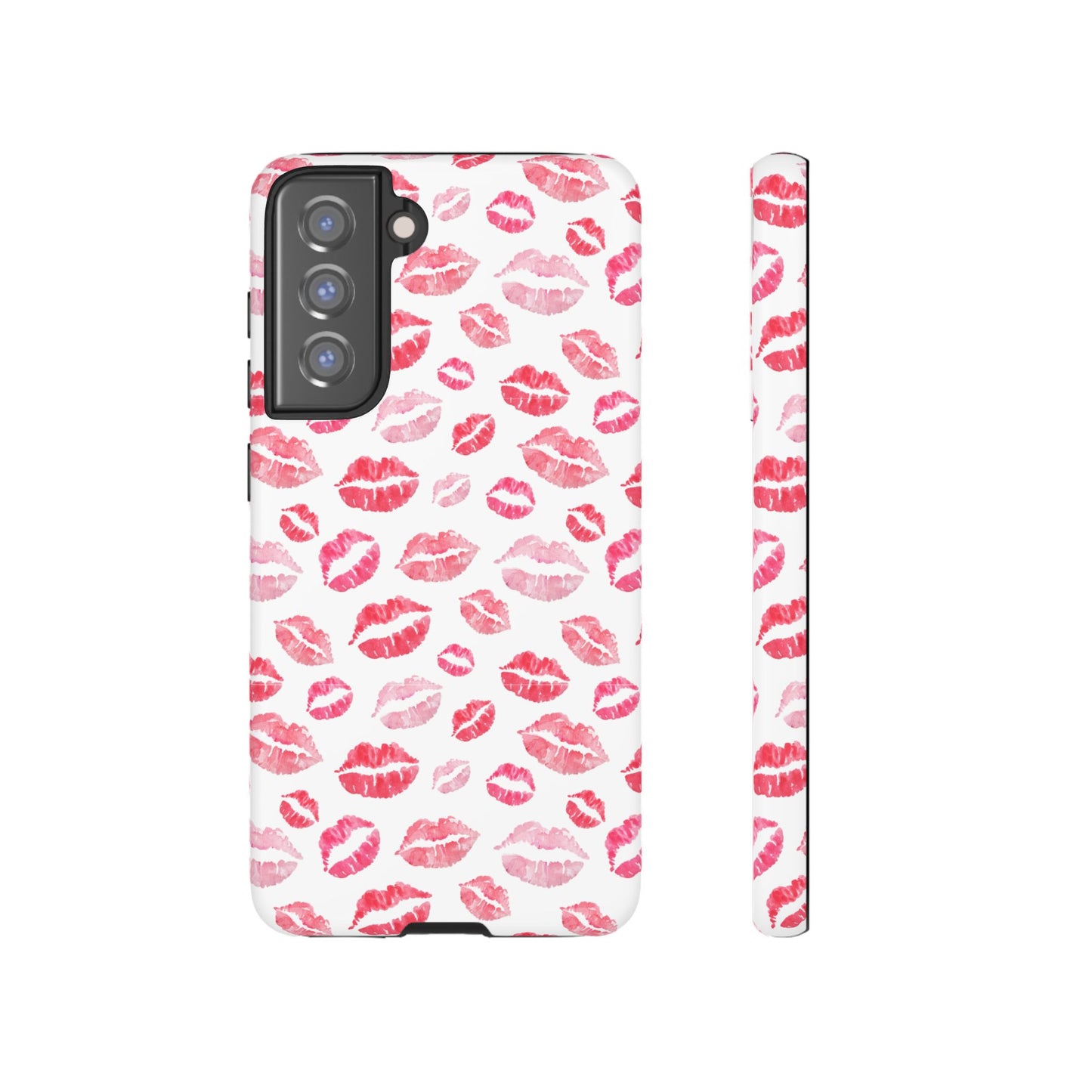 Kiss Pattern Tough Phone Cases, Cute, Unique for Samsung