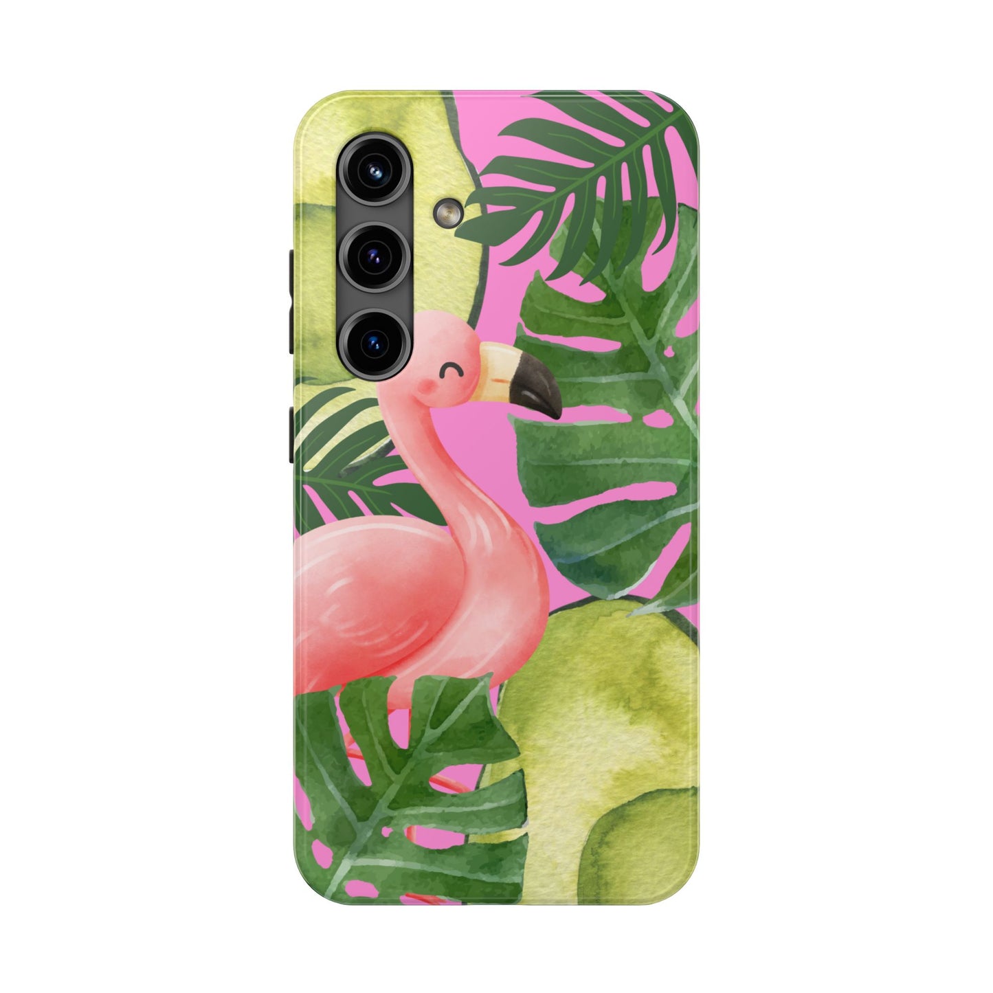 Tropical Flamingo, Cute, Summer Vibes Tough Phone Case